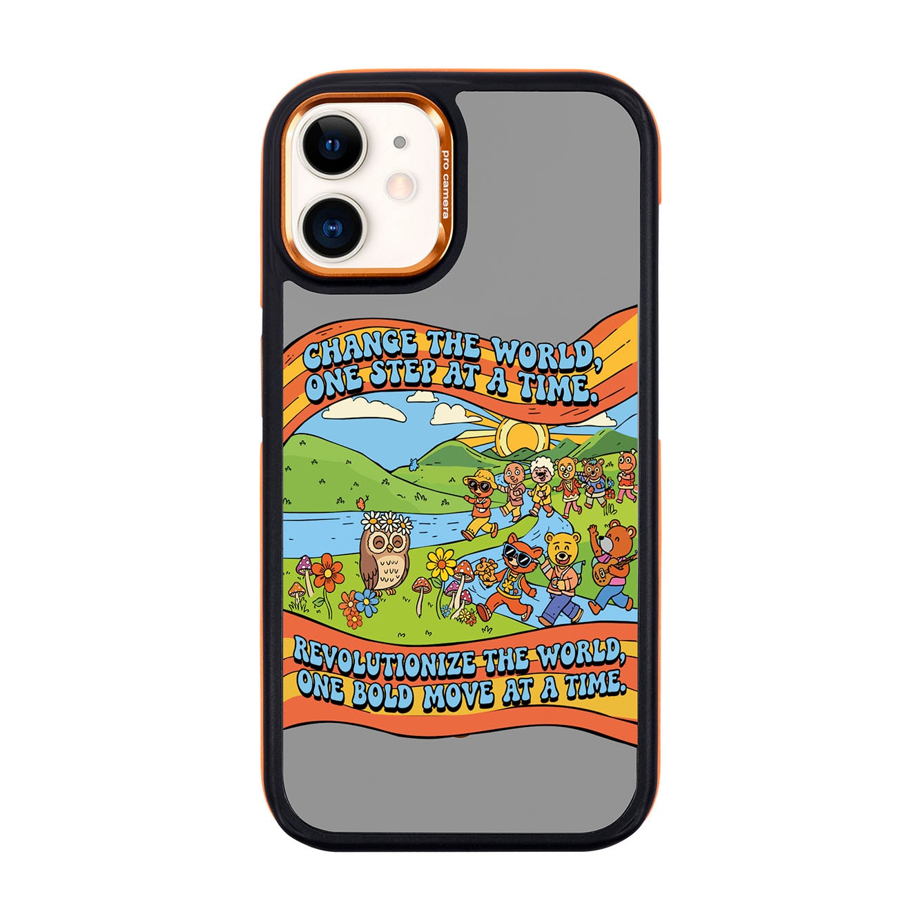 CHANGE THE WORLD-iPhone 11 Dark Kılıf MagSafe Özellikli