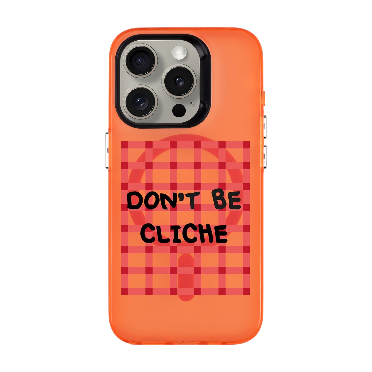 DON'T BE CLICHE-iPhone 15 Pro Hold Kılıf MagSafe Özellikli