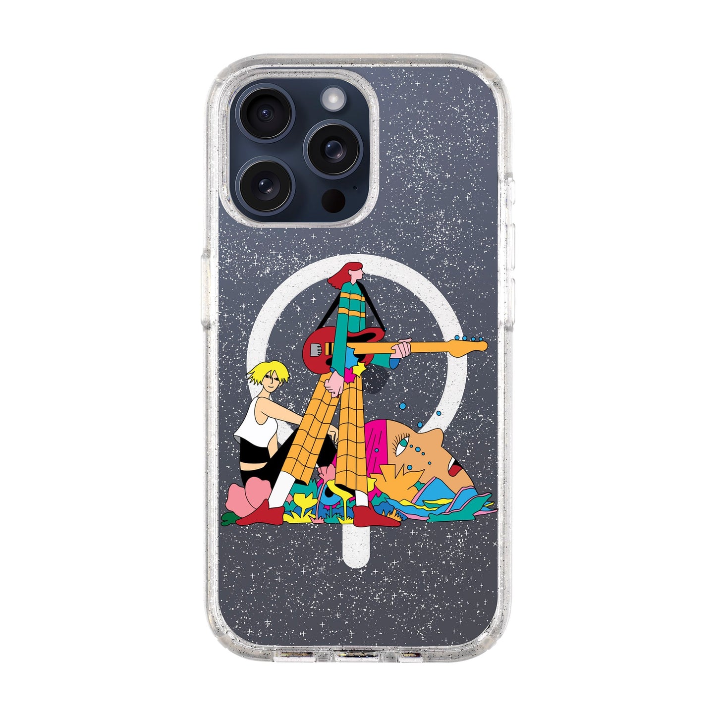 HER BAND-iPhone 15 Pro Max Shiny Kılıf MagSafe Özellikli