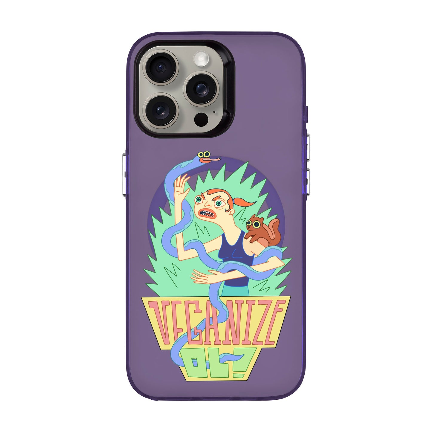 VEGANİZE-iPhone 15 Pro Max Hold Kılıf MagSafe Özellikli