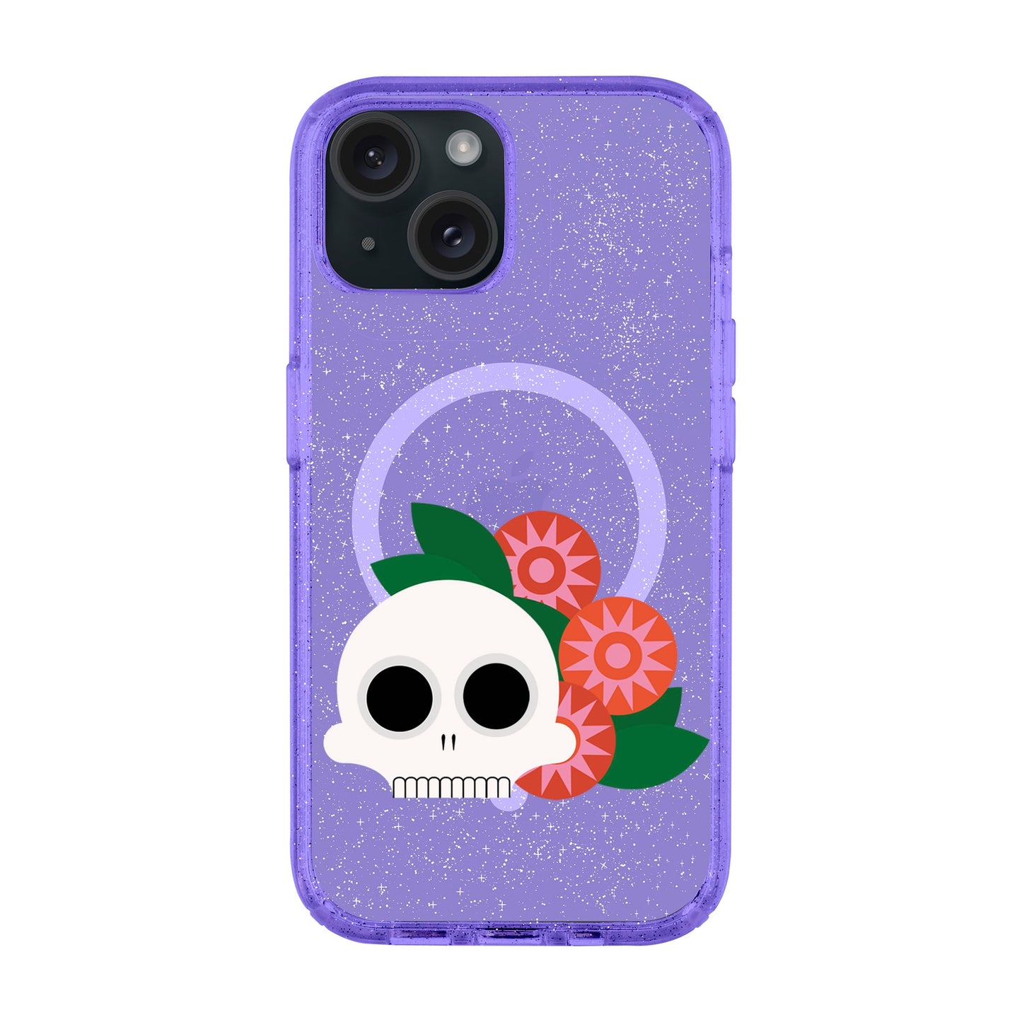 MEMENTO BLOOM-iPhone 15 Plus Shiny Kılıf MagSafe Özellikli