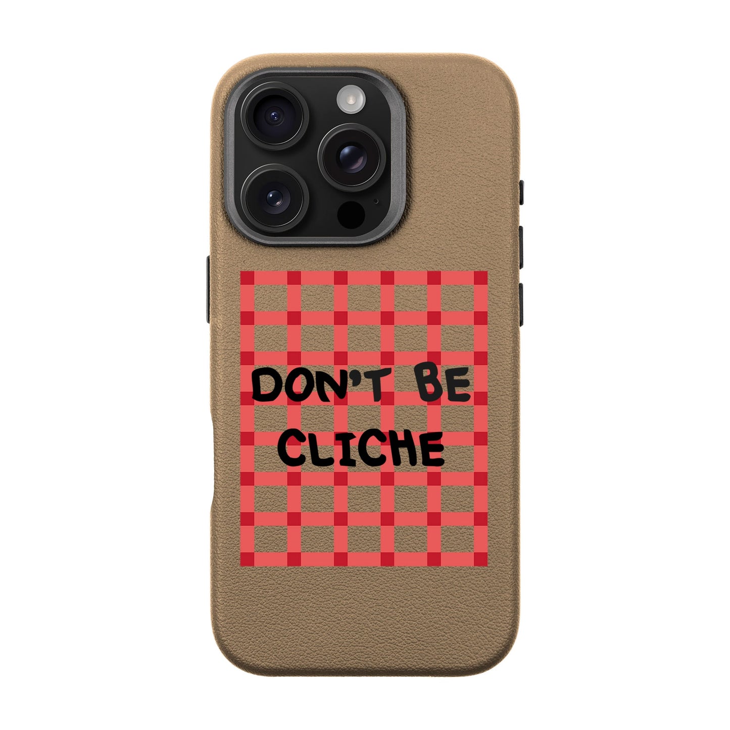 DON'T BE CLICHE-iPhone 16 Pro Leather Premium Kılıf MagSafe Özellikli