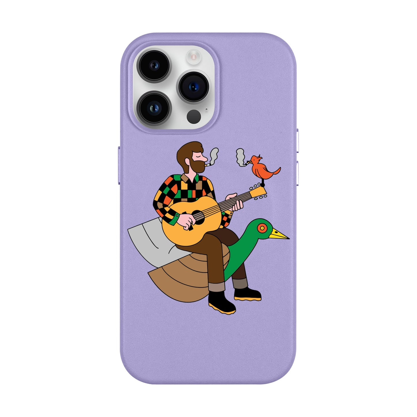 BIRDS OF A FEATHER-iPhone 14 Pro Max Leather Kılıf MagSafe Özellikli