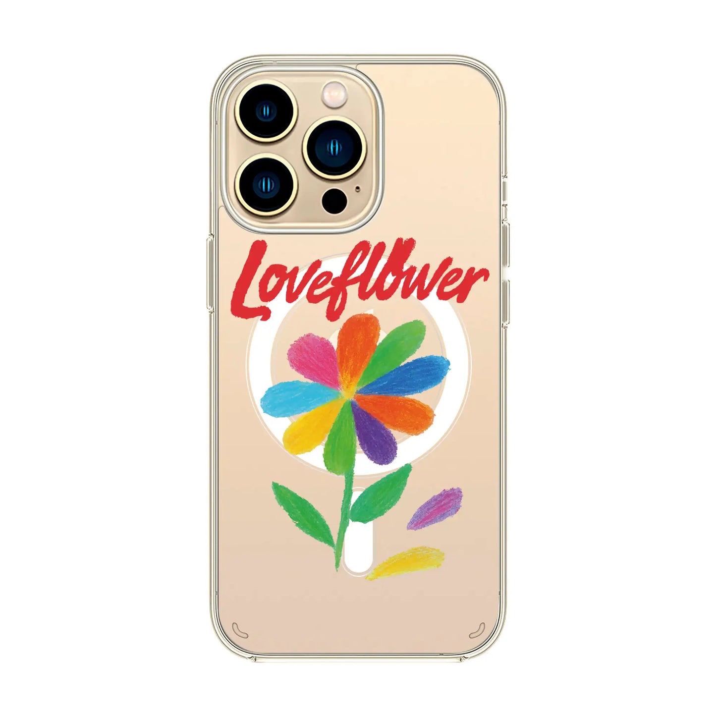 LOVE FLOWER-iPhone 7 Plus / 8 Plus Solid Kılıf MagSafe Özellikli