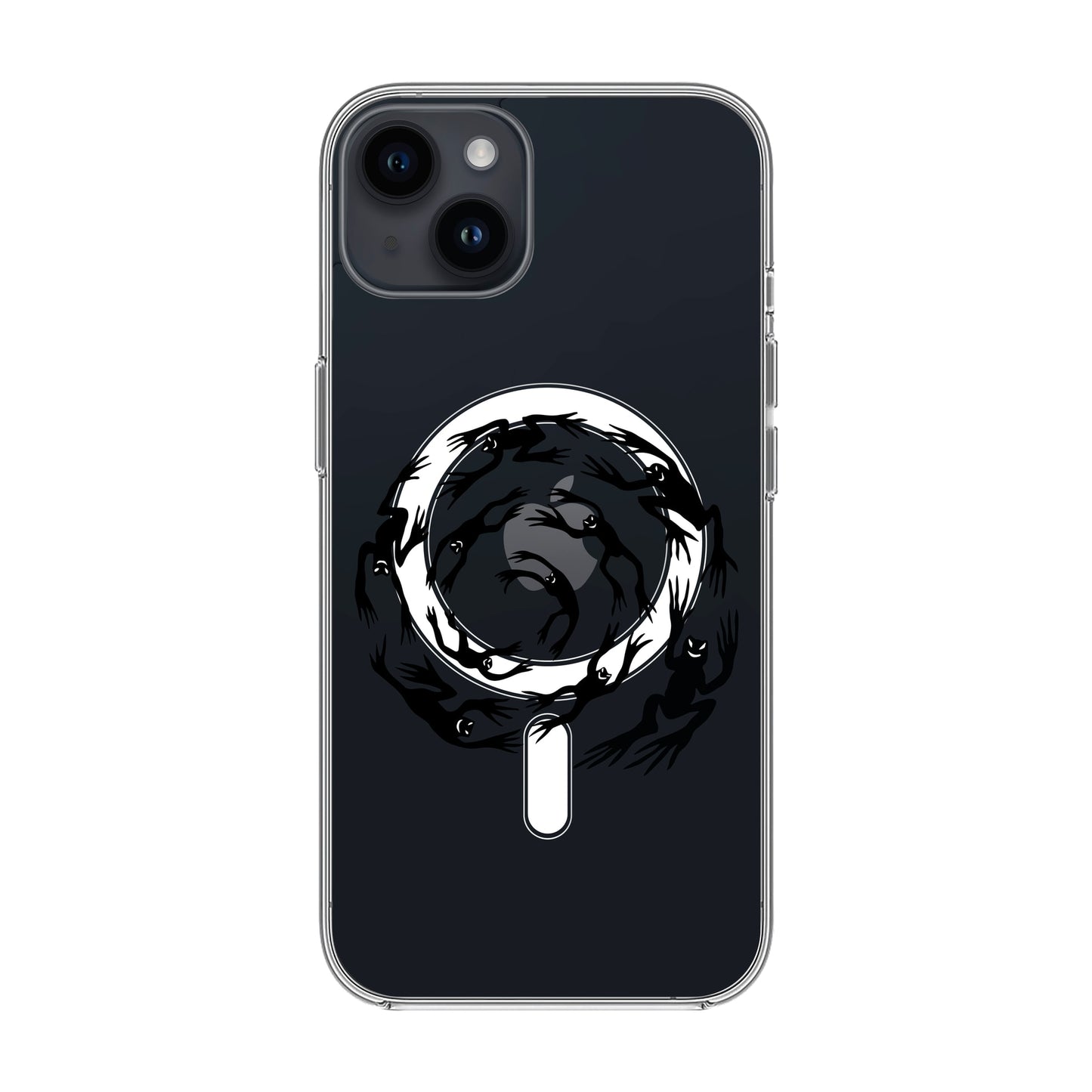 SWIRLING FROG-iPhone 14 Plus Solid Kılıf MagSafe Özellikli