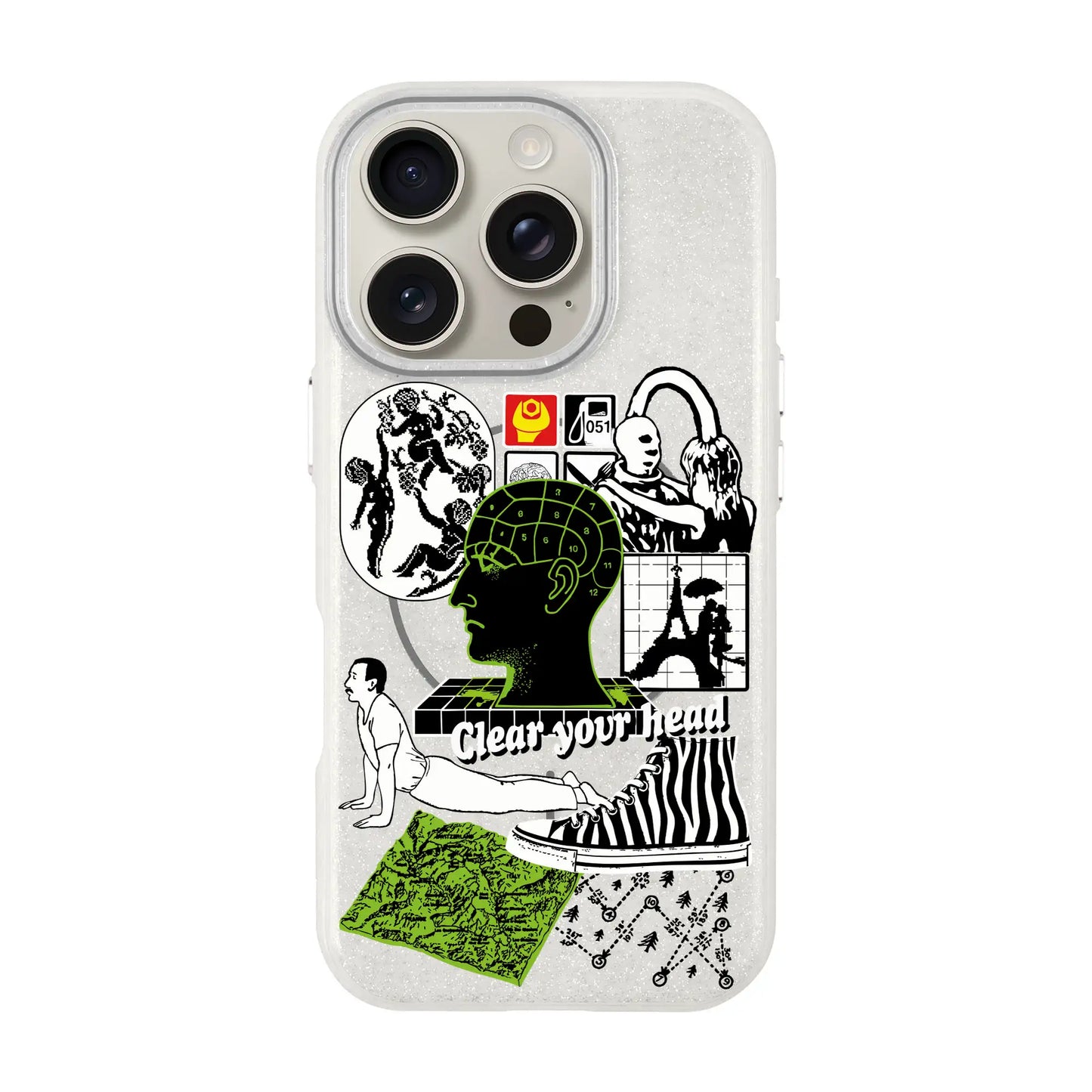 CLEAR YOUR HEAD-iPhone 16 Pro Radiant Kılıf MagSafe Özellikli