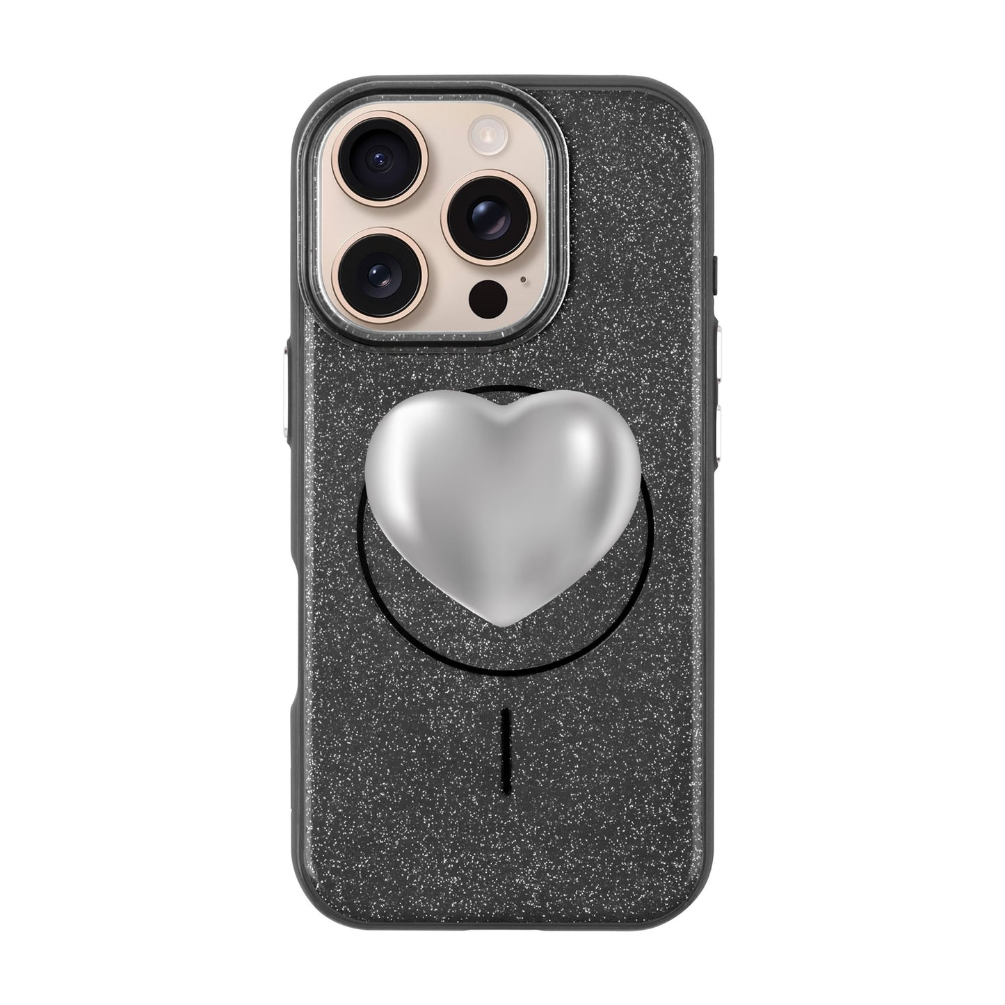 SILVER HEART-iPhone 16 Pro Radiant Kılıf MagSafe Özellikli