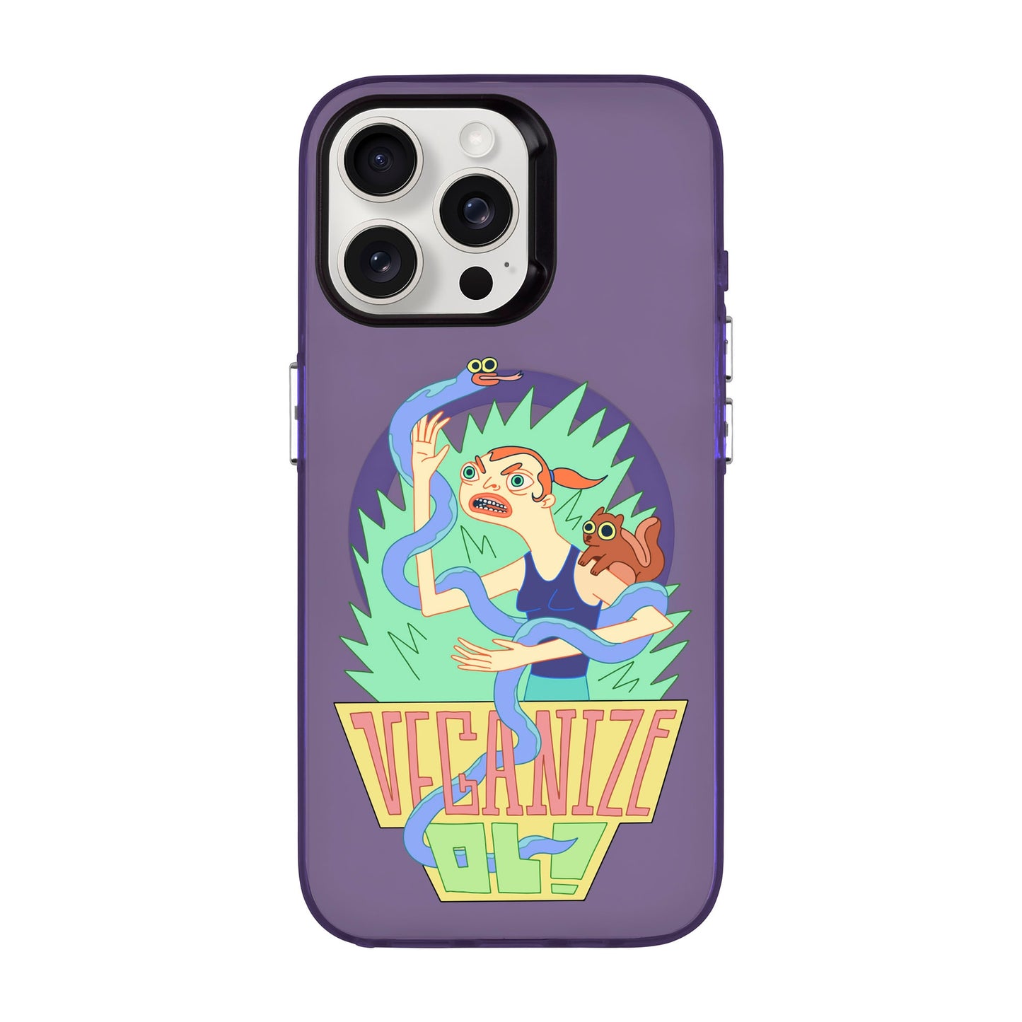 VEGANİZE-iPhone 15 Pro Max Hold Kılıf MagSafe Özellikli