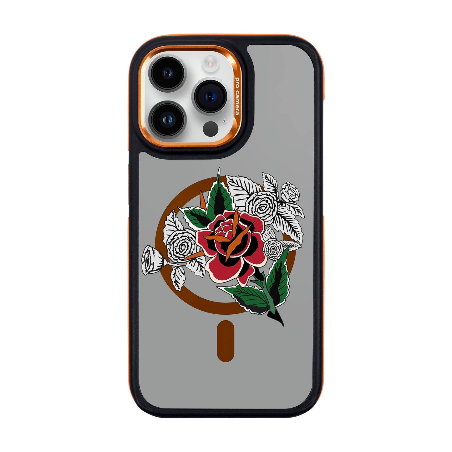 DRY ROSE-iPhone 14 Pro Max Dark Kılıf MagSafe Özellikli