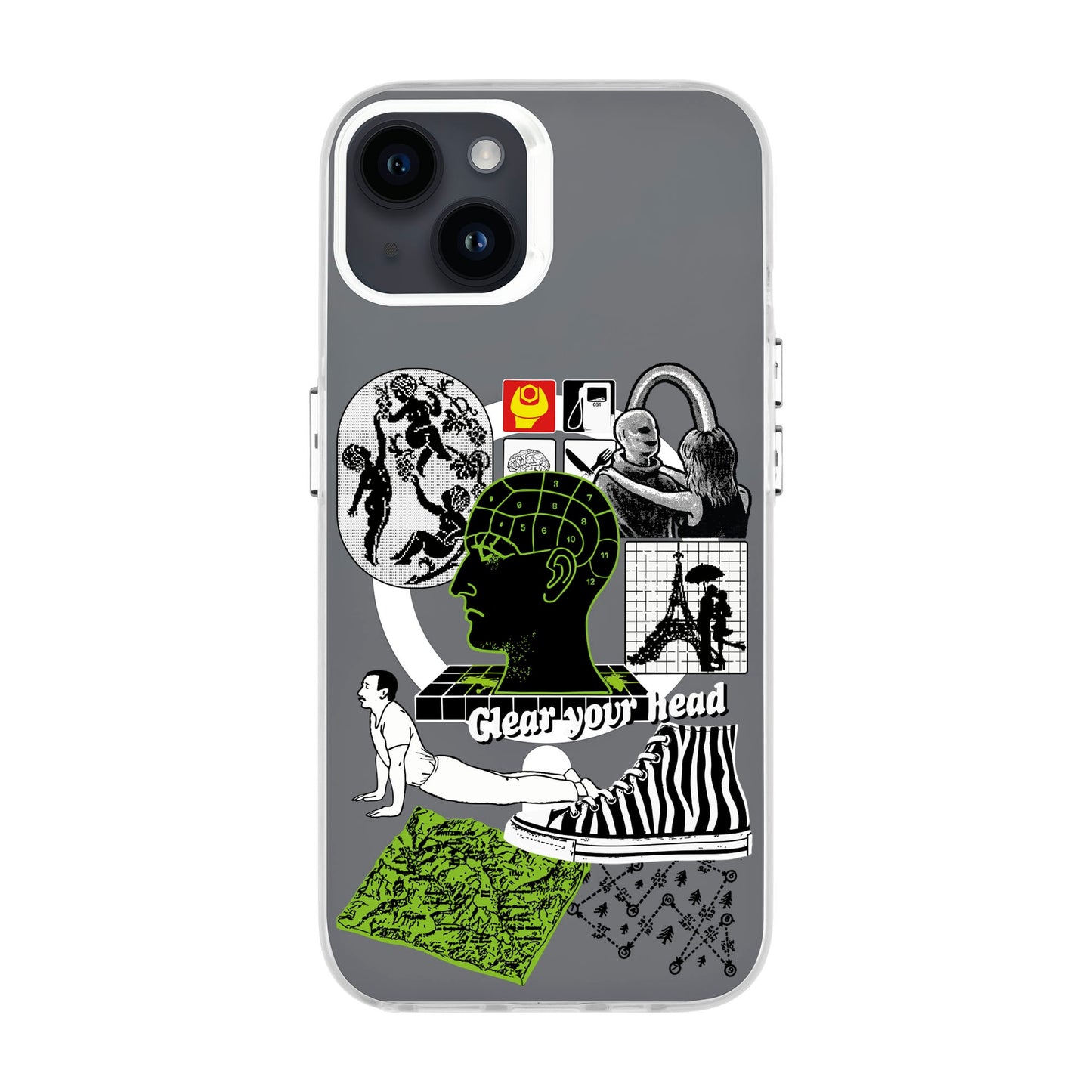 CLEAR YOUR HEAD-iPhone 14 Plus Hold Kılıf MagSafe Özellikli