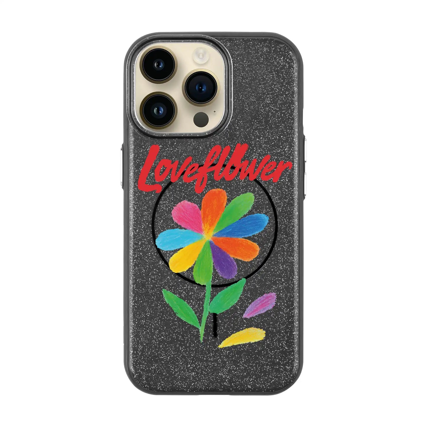 LOVE FLOWER-iPhone 14 Pro Max Radiant Kılıf MagSafe Özellikli