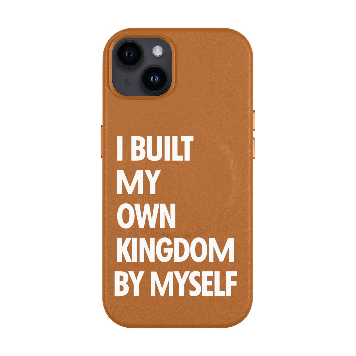 KINGDOM-iPhone 14 Plus Leather Kılıf MagSafe Özellikli
