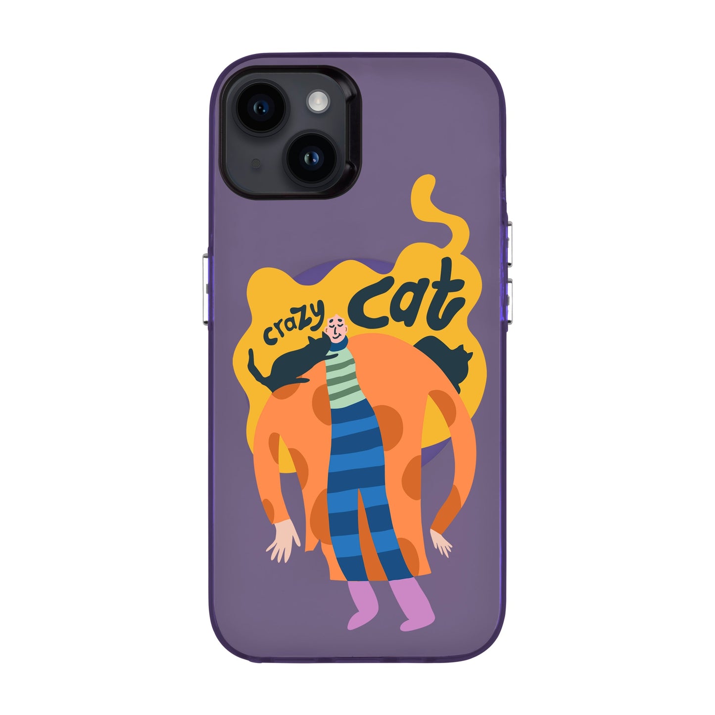 CRAZY CAT-iPhone 14 Plus Hold Kılıf MagSafe Özellikli