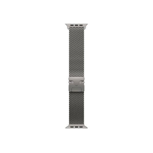 Apple Watch Braid Metal Kordon-Gri