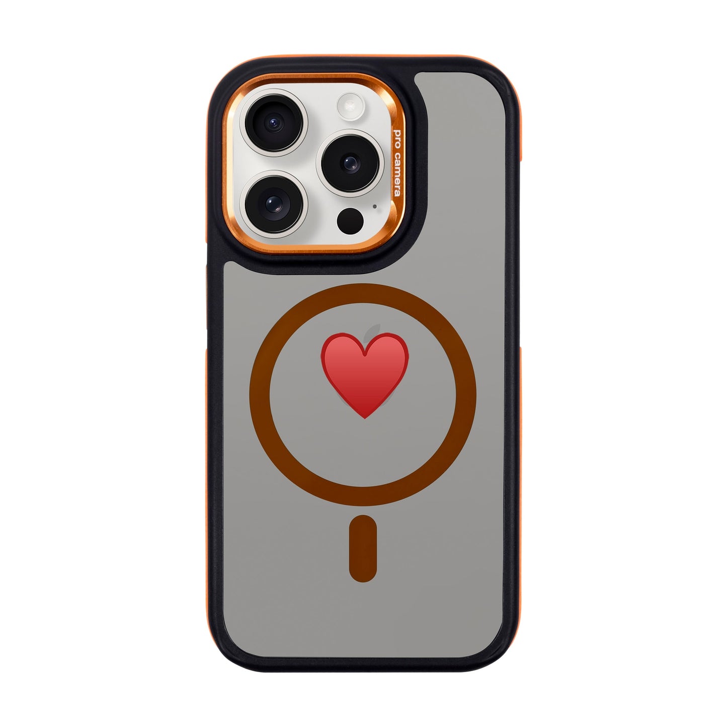 SPREAD HEART-iPhone 15 Pro Dark Kılıf MagSafe Özellikli