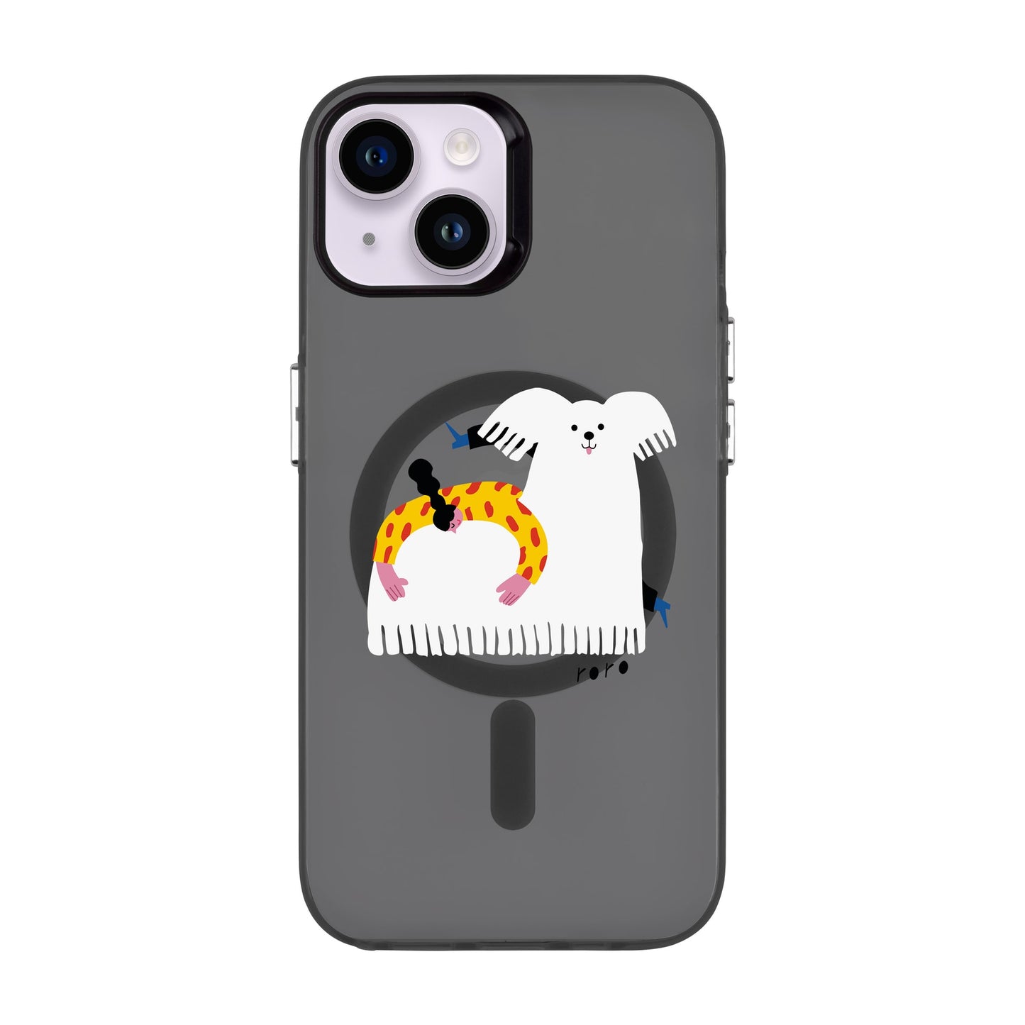FANCY DOG-iPhone 14 Hold Kılıf MagSafe Özellikli
