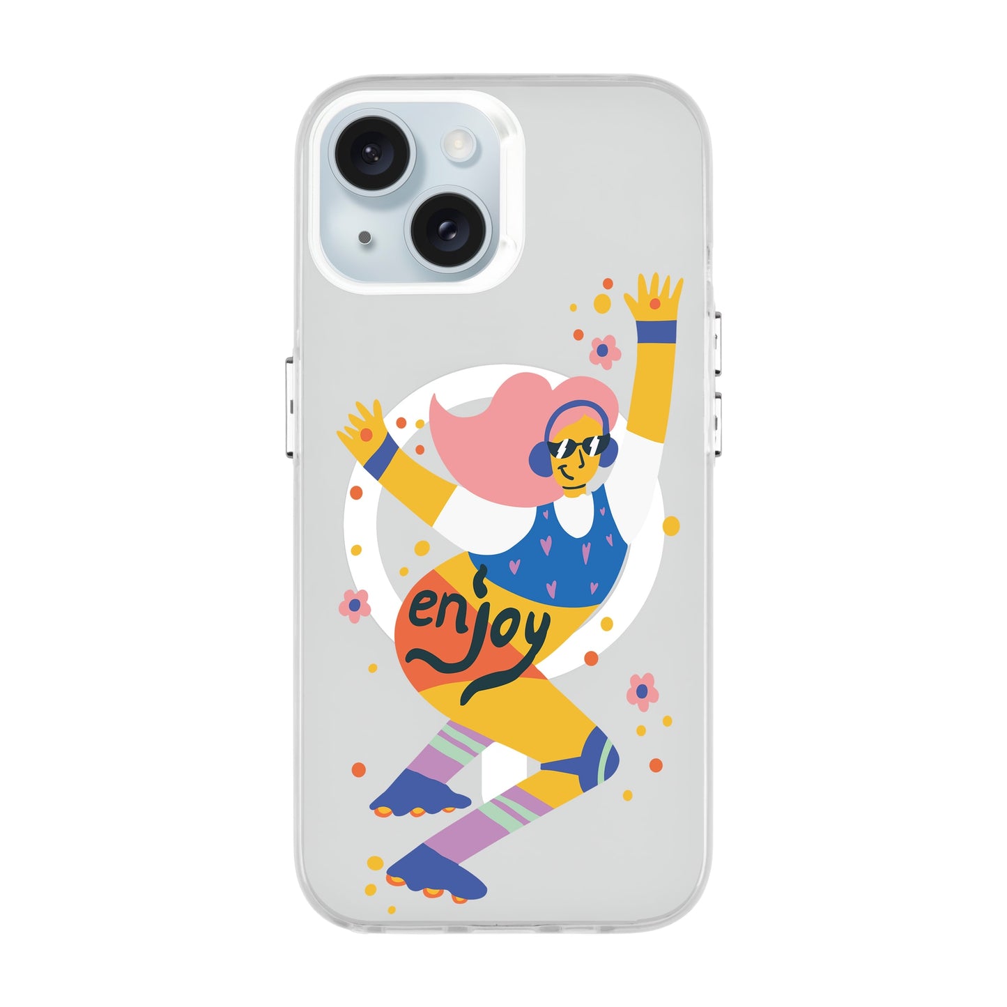 ENJOY-iPhone 15 Hold Kılıf MagSafe Özellikli