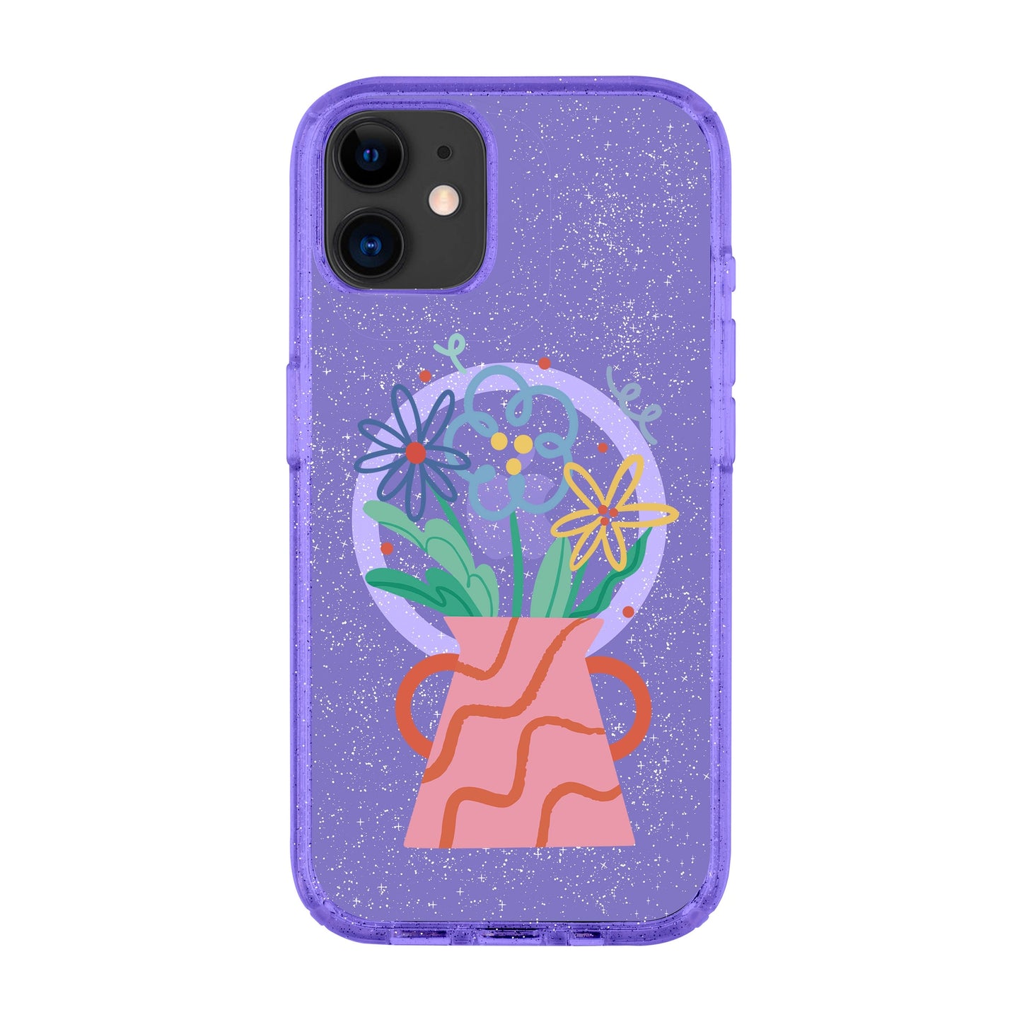 PINK VASE-iPhone 11 Shiny Kılıf MagSafe Özellikli