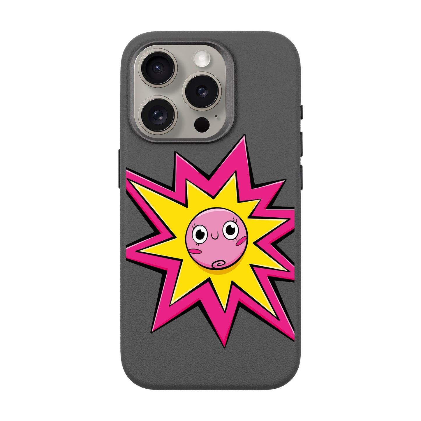 POP PRINCESSES-iPhone 15 Pro Leather Premium Kılıf MagSafe Özellikli
