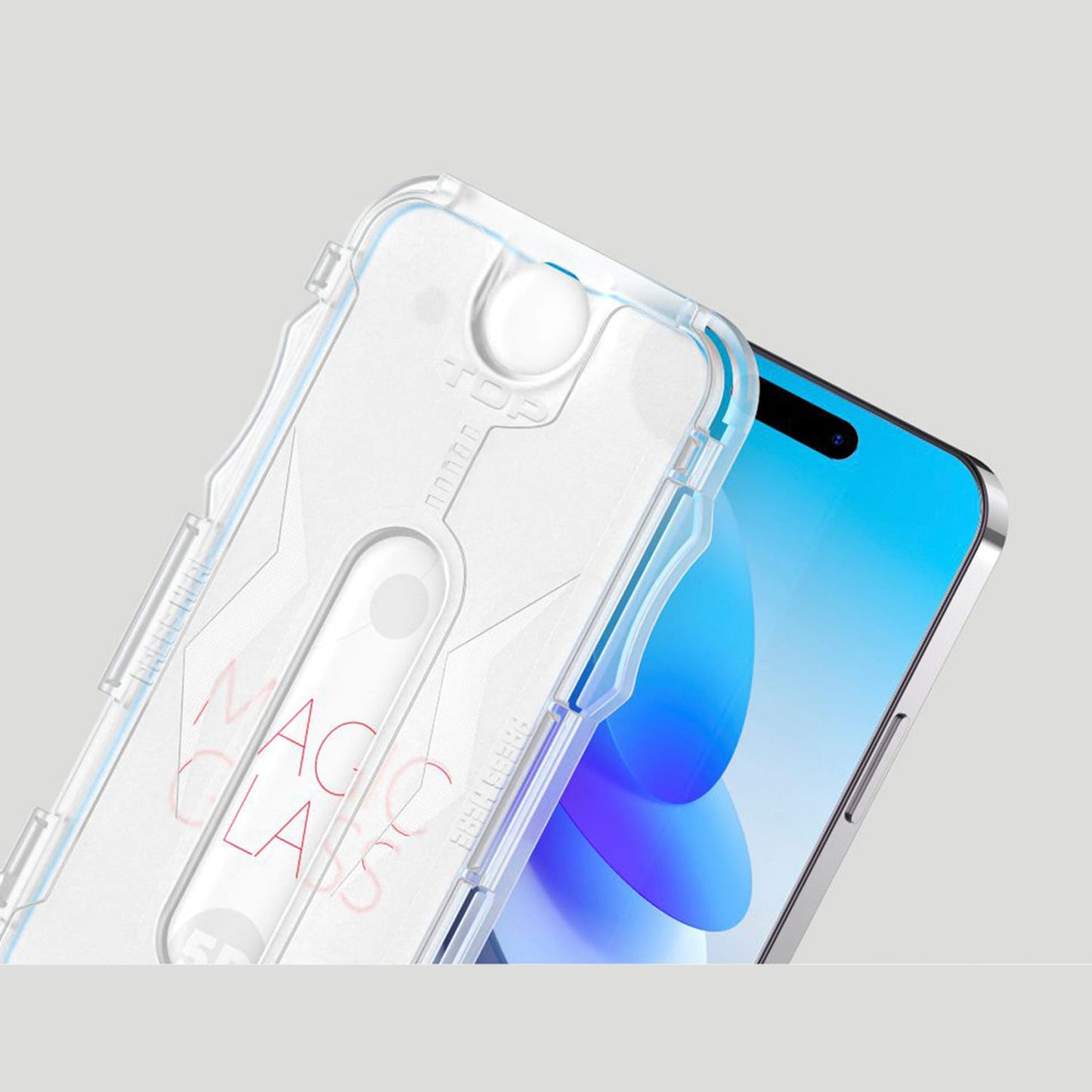 NEW-iPhone 11 Pro Max Kolay Kurulum 5D Magic Cam Ekran Koruyucu
