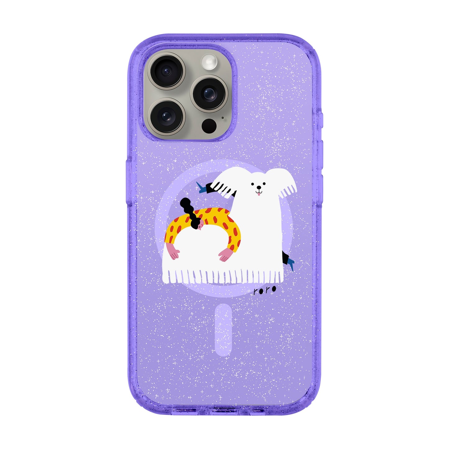 FANCY DOG-iPhone 15 Pro Max Shiny Kılıf MagSafe Özellikli