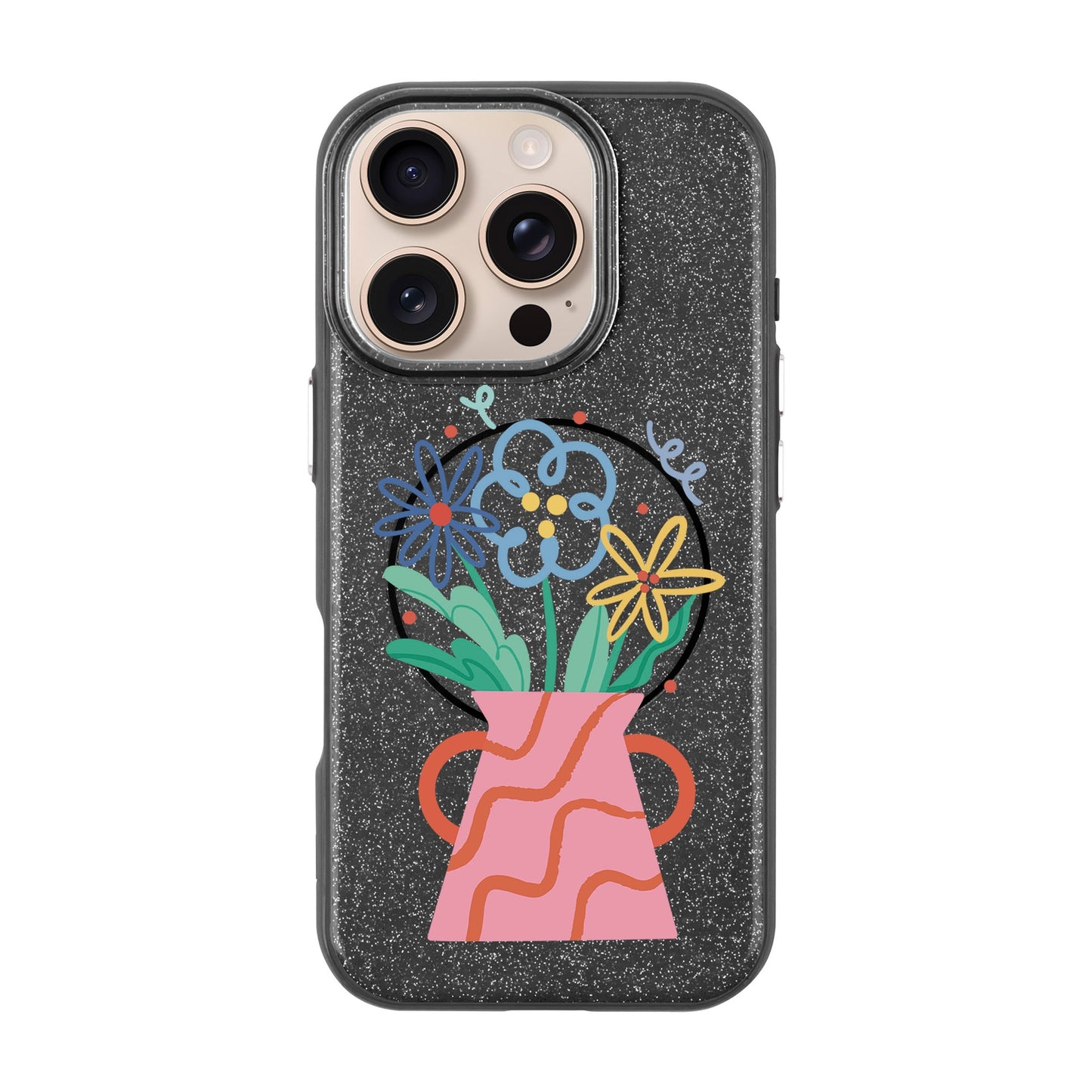 PINK VASE-iPhone 16 Pro Radiant Kılıf MagSafe Özellikli