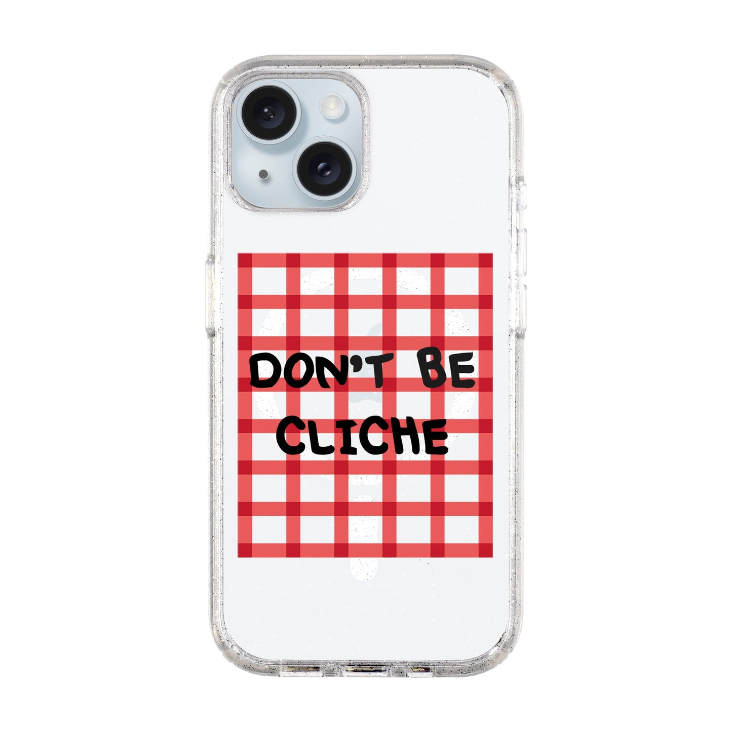 DON'T BE CLICHE-iPhone 15 Plus Shiny Kılıf MagSafe Özellikli