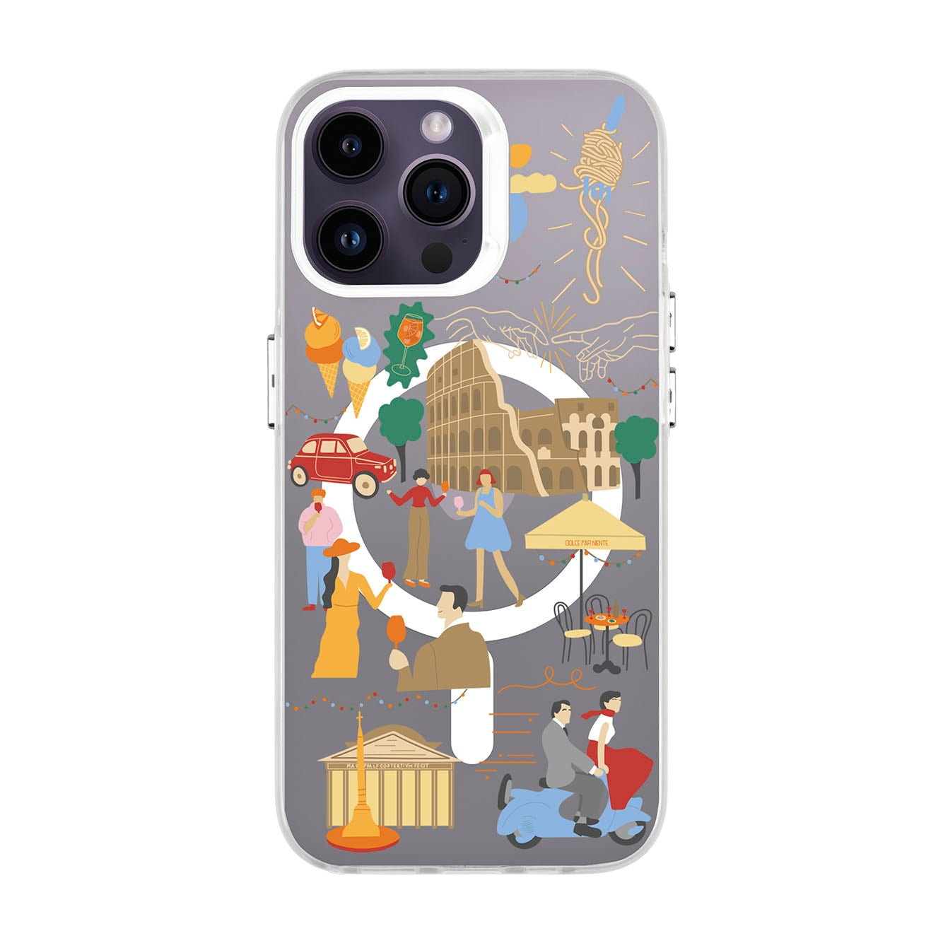 ROMA-iPhone 14 Pro Max Hold Kılıf MagSafe Özellikli