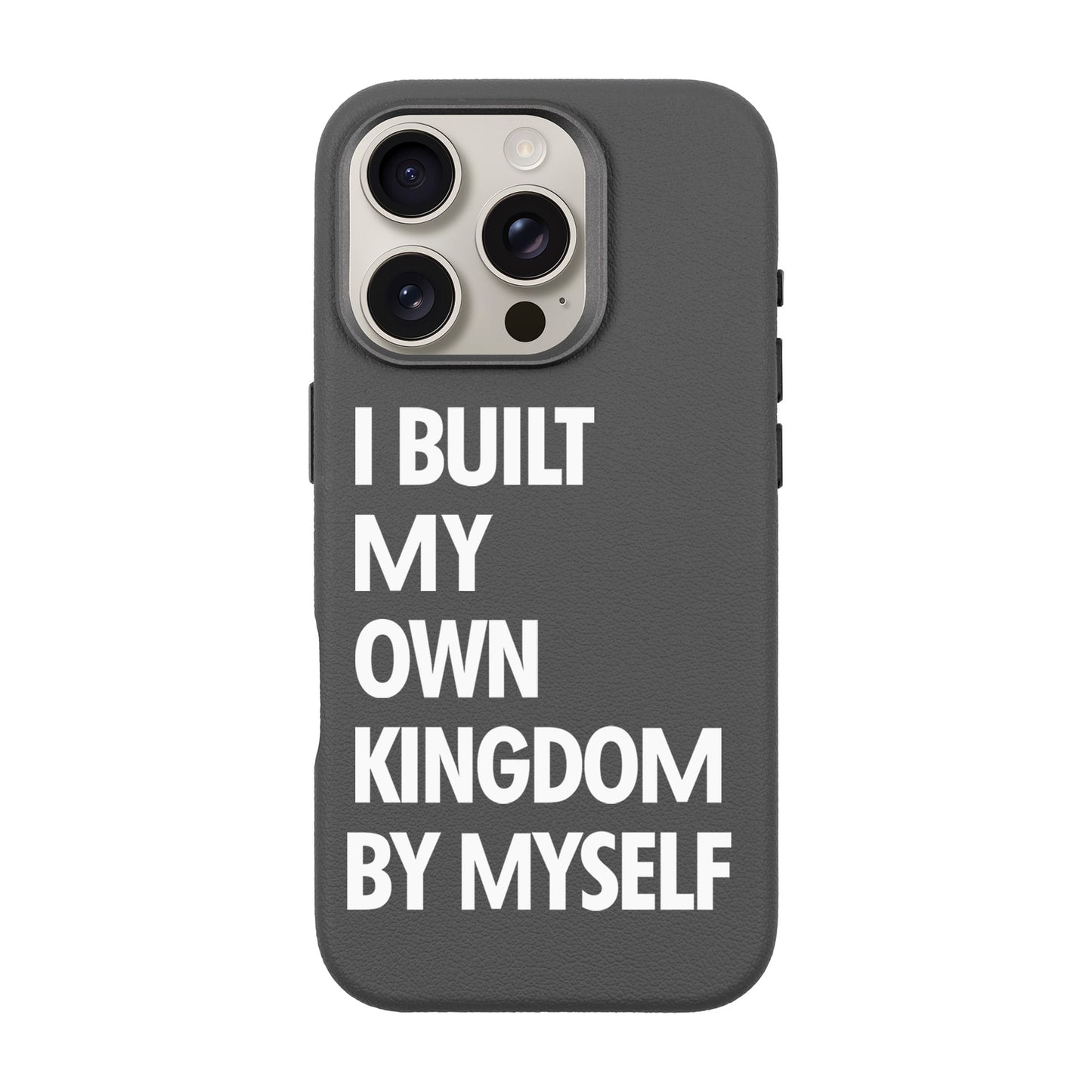 KINGDOM-iPhone 16 Pro Leather Premium Kılıf MagSafe Özellikli