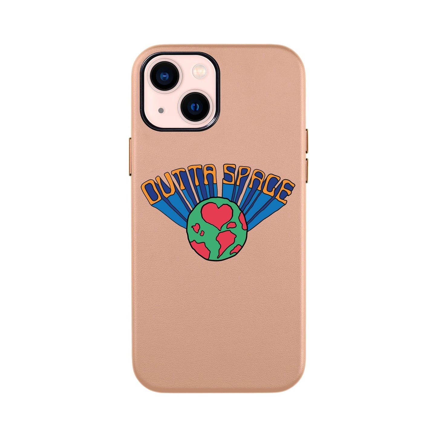 SPACE-iPhone 13 Mini Leather Kılıf