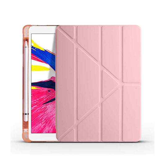 Apple iPad Pro 10.5 inç (7.Nesil)-Trigon Folding Kalemlikli Standlı Kılıf