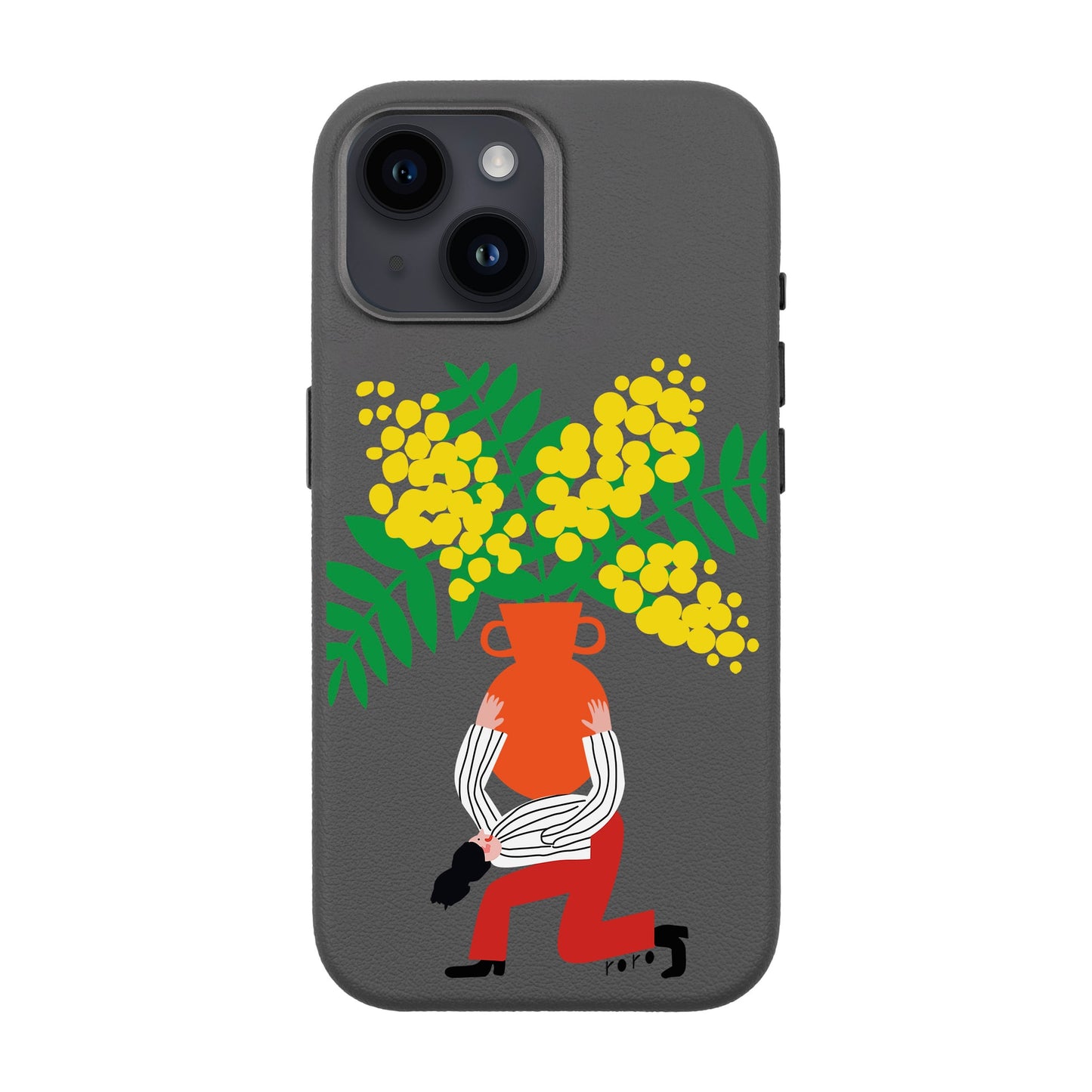 VASE-iPhone 14 Leather Premium Kılıf MagSafe Özellikli
