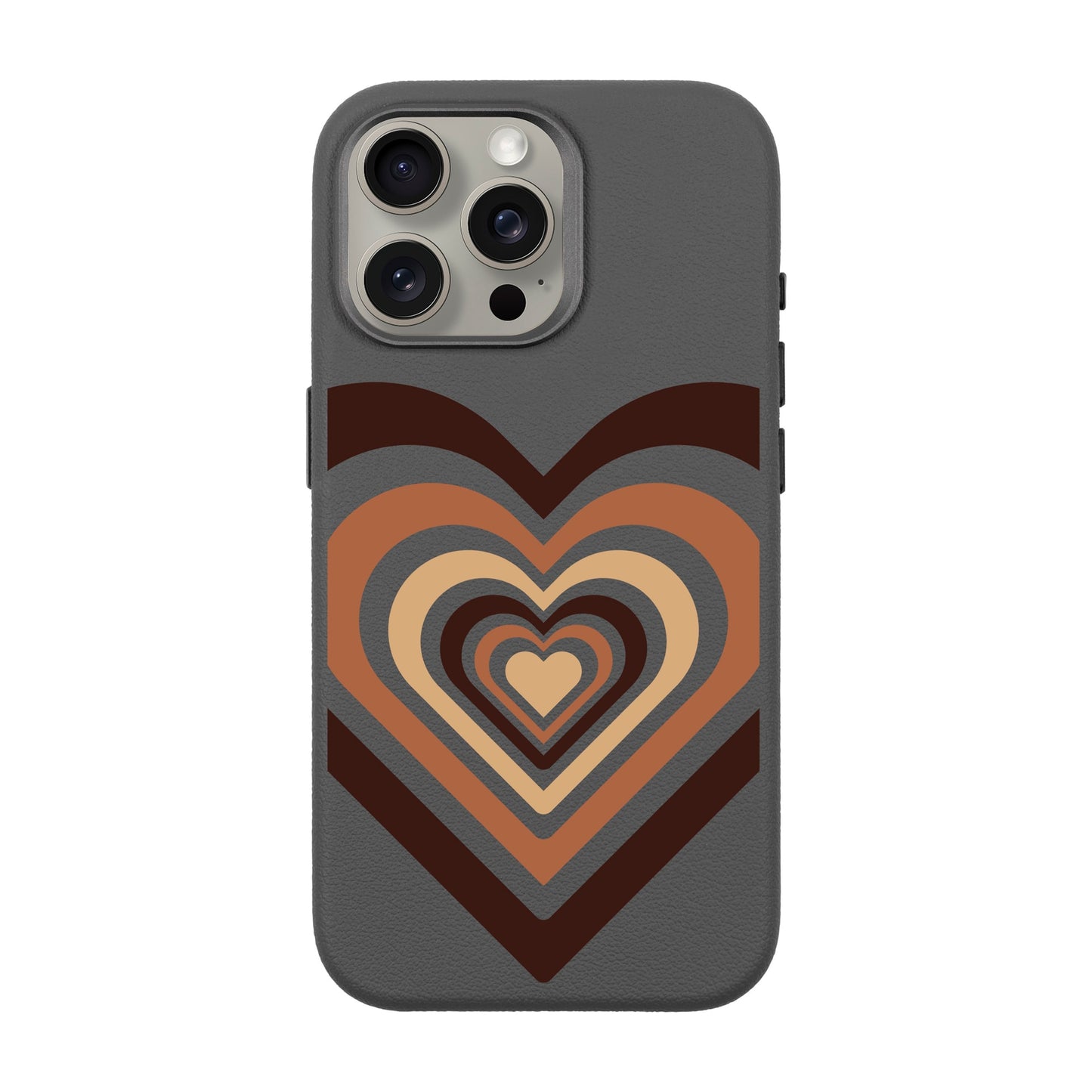 HEART-iPhone 15 Pro Max Leather Premium Kılıf MagSafe Özellikli