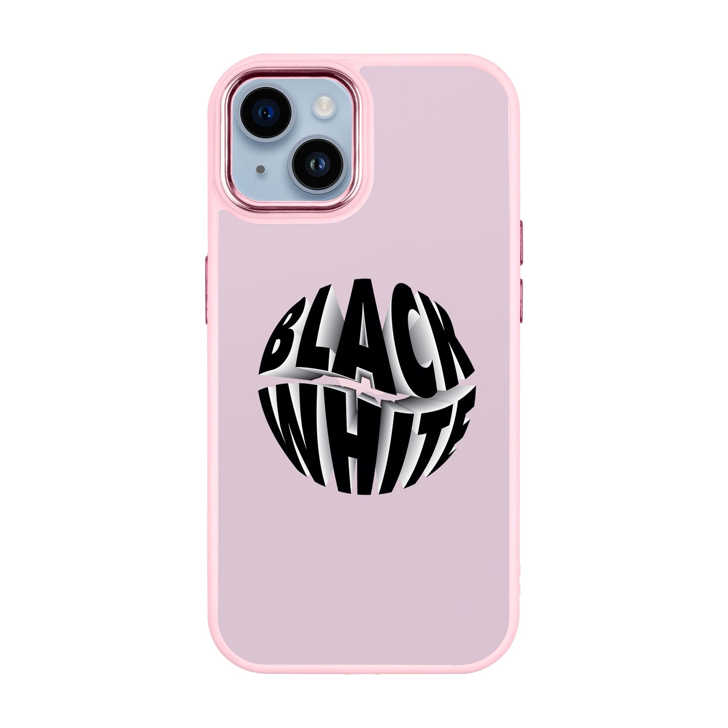 BLACK WHITE-iPhone 14 Plus Proof Kılıf