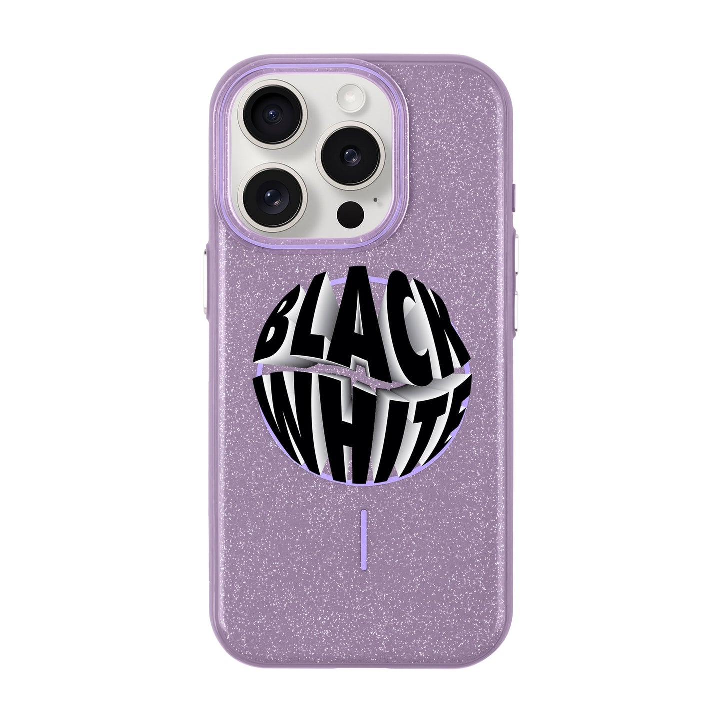 BLACK WHITE-iPhone 15 Pro Radiant Kılıf MagSafe Özellikli