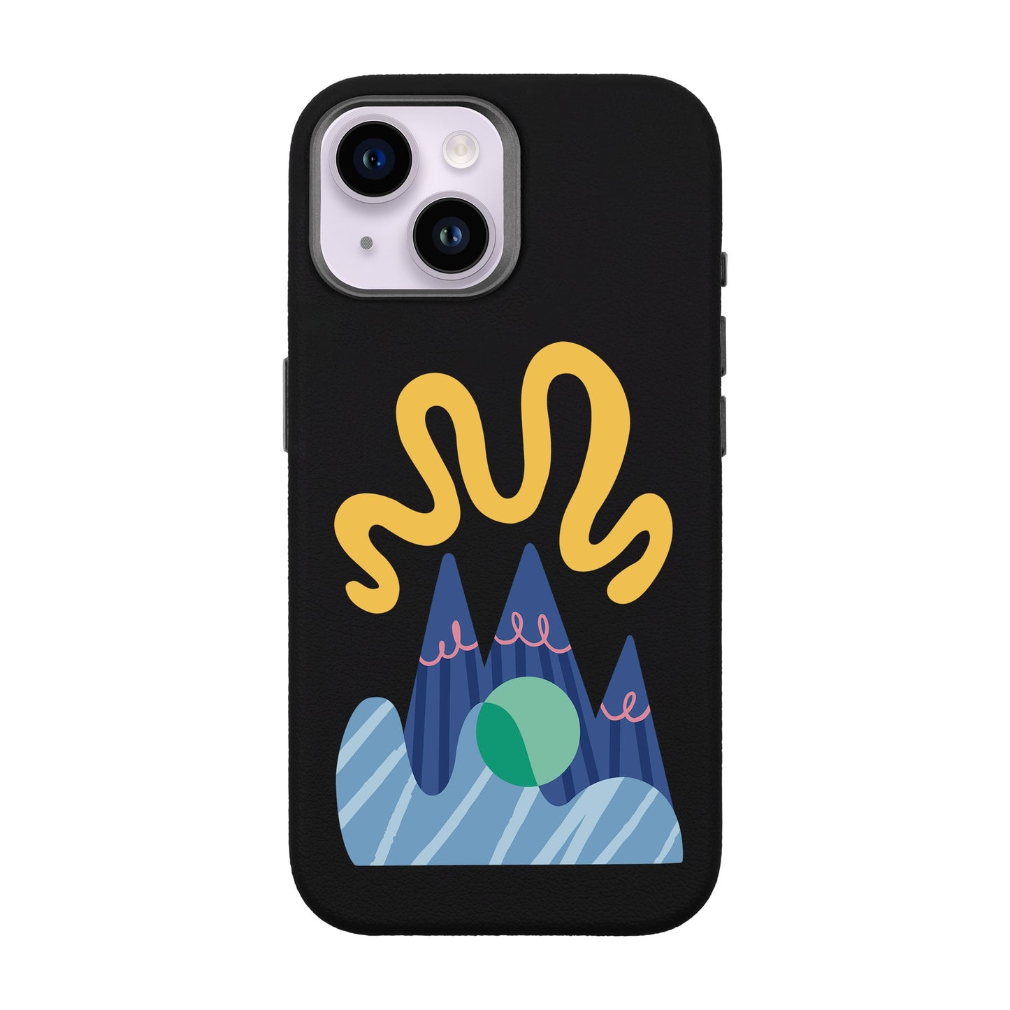 MOUNTAIN-iPhone 13 Leather Premium Kılıf MagSafe Özellikli