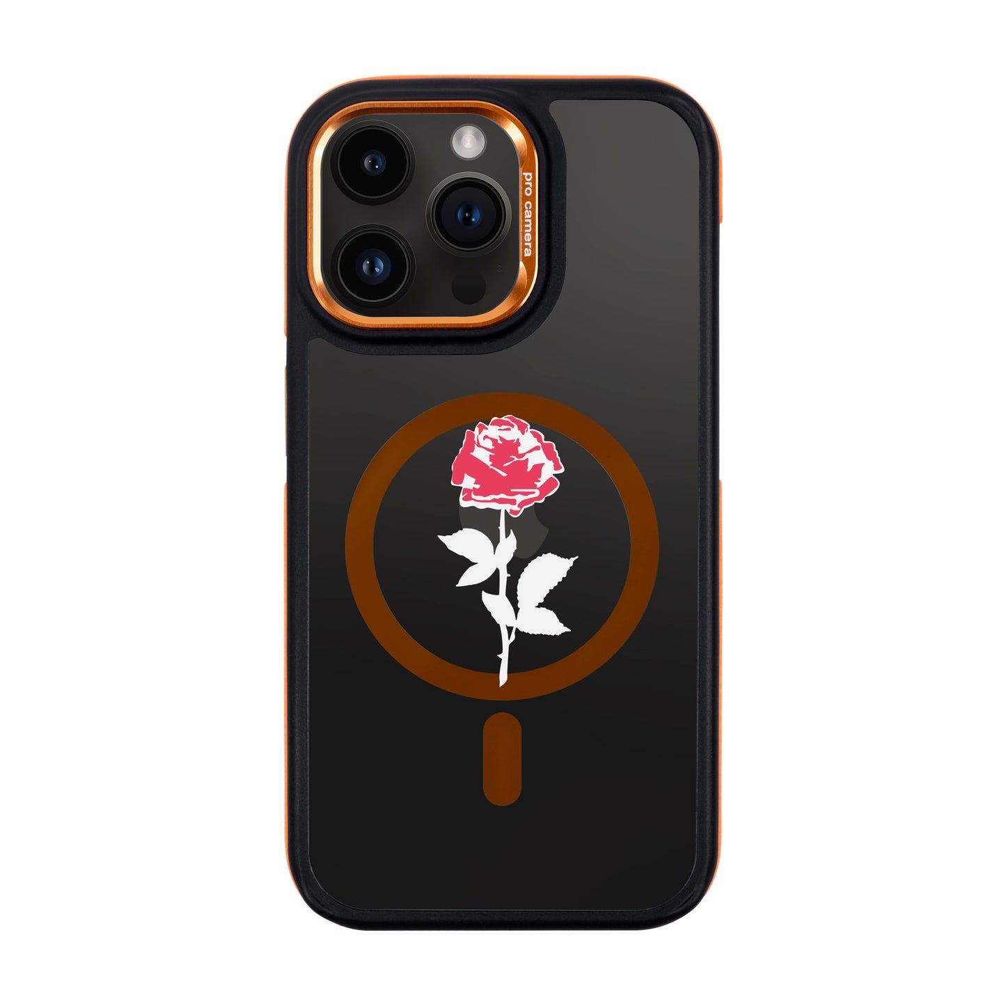 NATUREL ROSE-iPhone 14 Pro Max Dark Kılıf MagSafe Özellikli