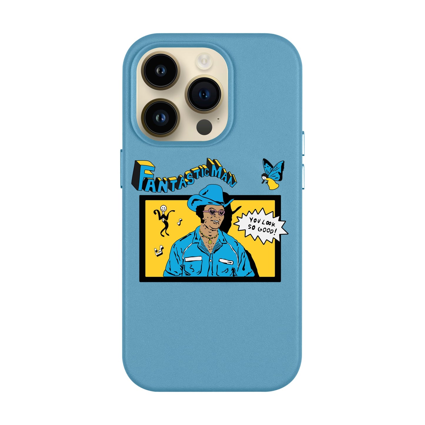 FANTASTIC MAN-iPhone 14 Pro Max Leather Kılıf MagSafe Özellikli