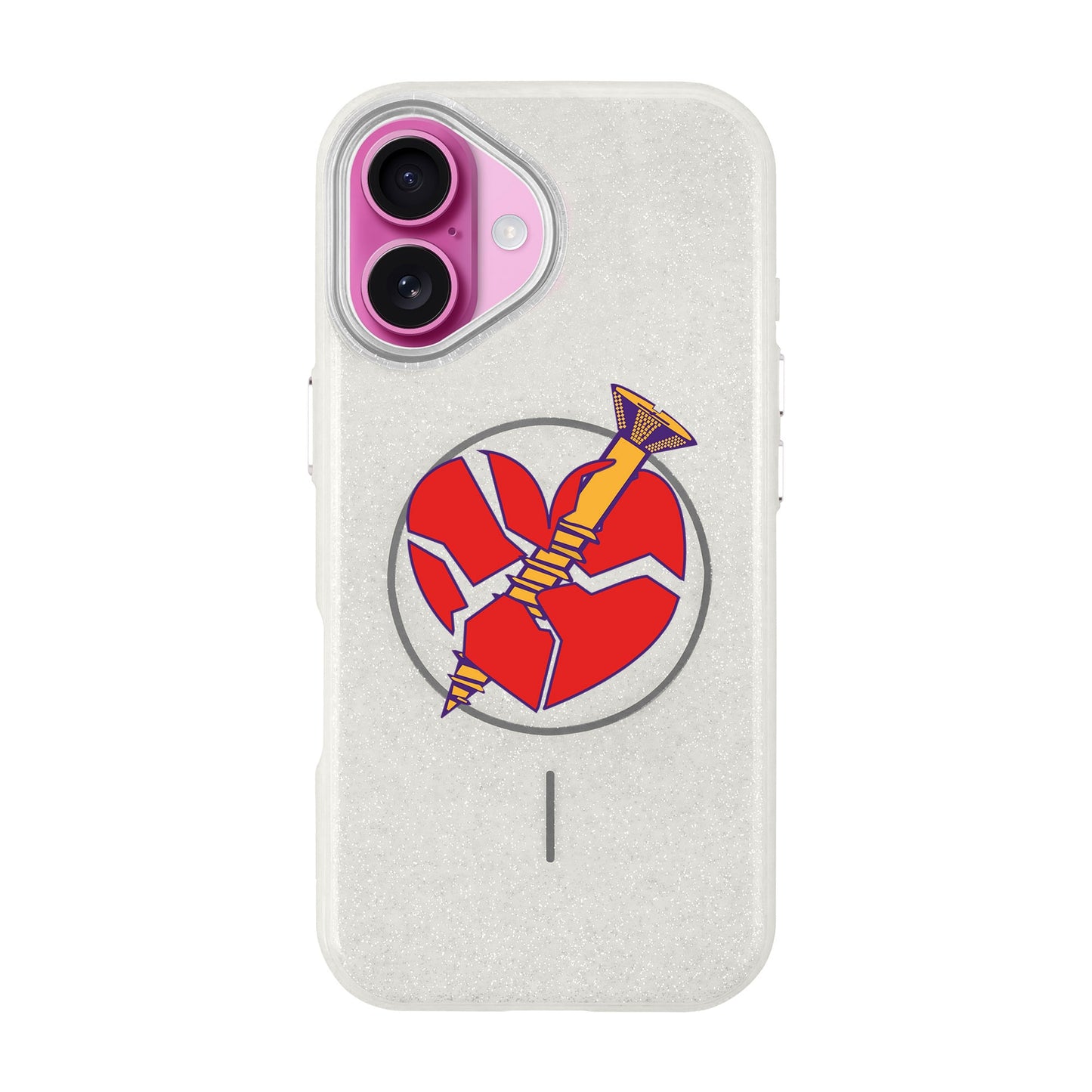 BROKEN HEART-iPhone 16 Plus Radiant Kılıf MagSafe Özellikli