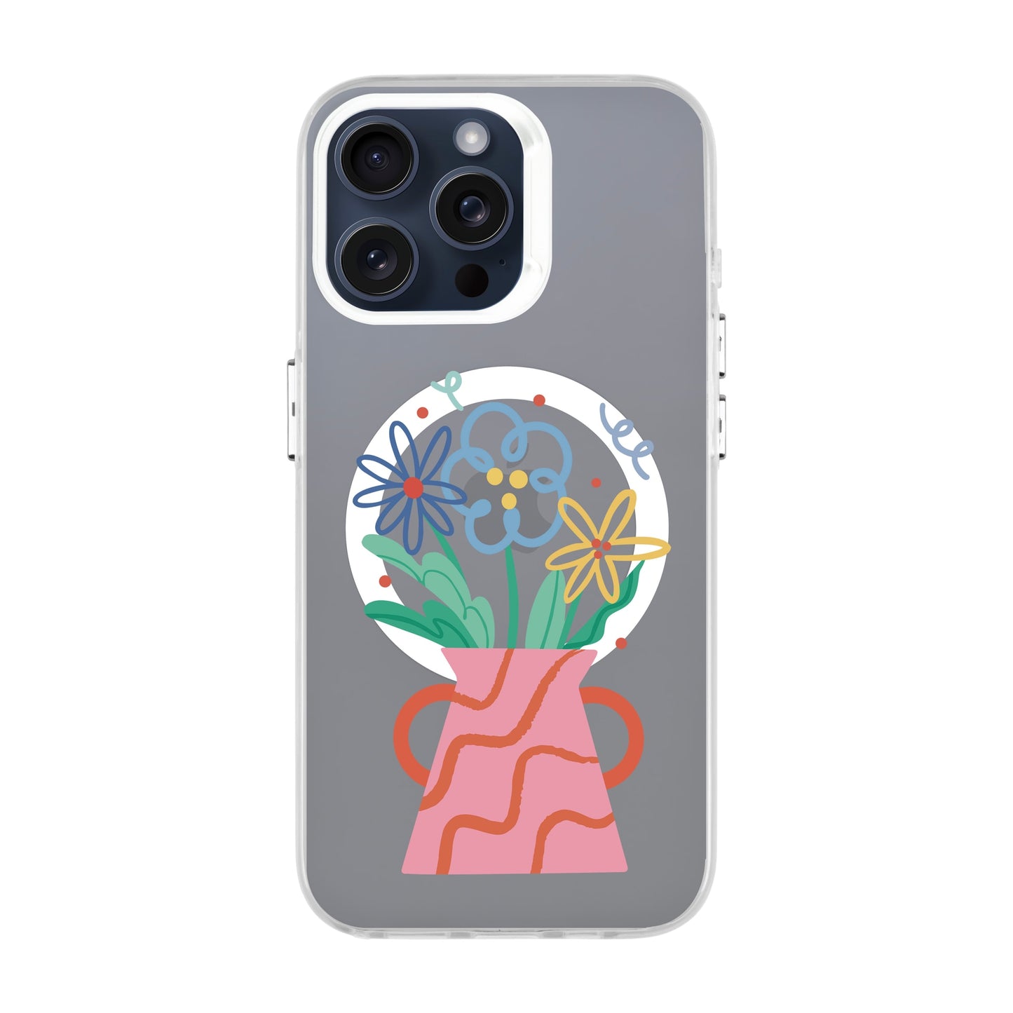 PINK VASE-iPhone 15 Pro Max Hold Kılıf MagSafe Özellikli