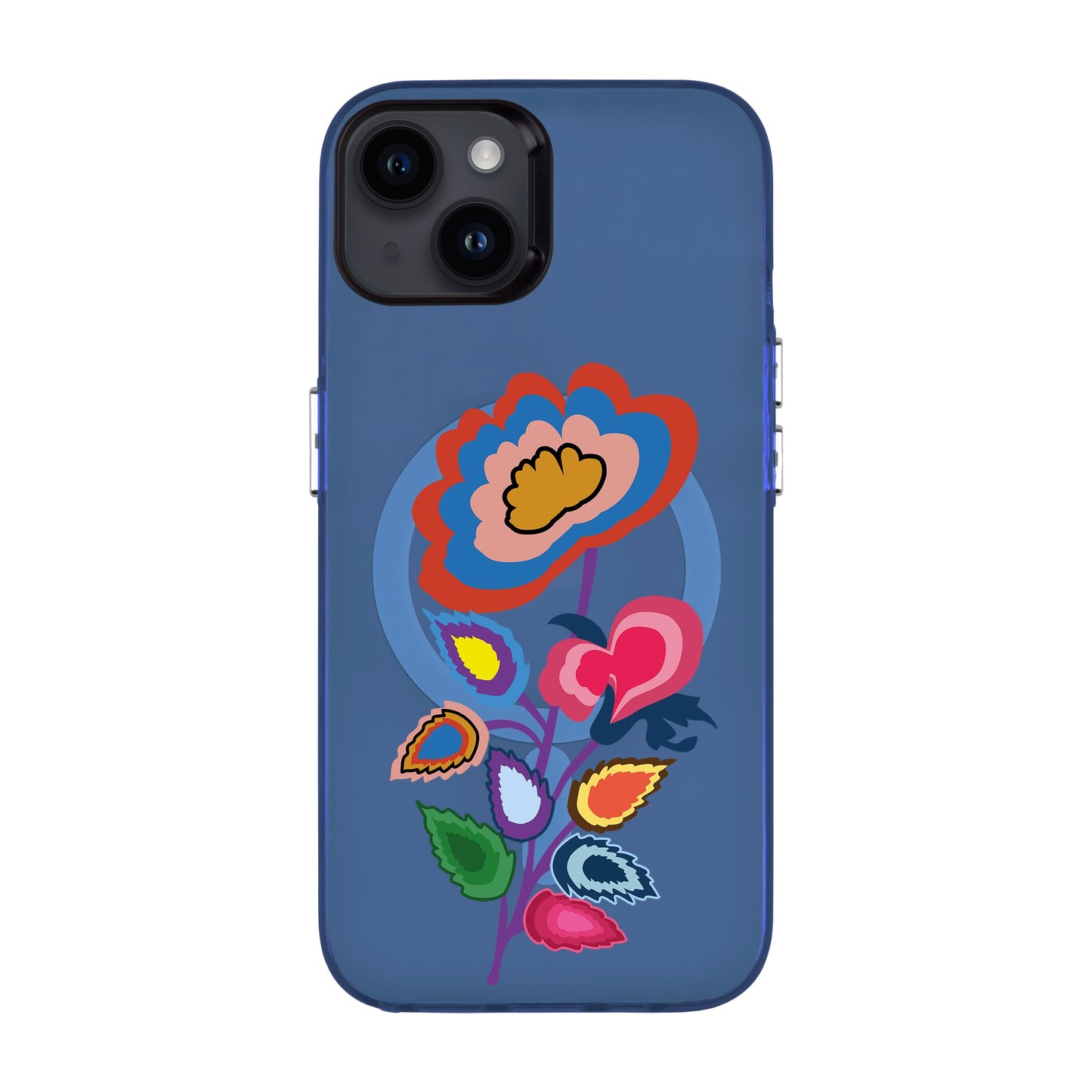 KNITTED FLOWER-iPhone 14 Plus Hold Kılıf MagSafe Özellikli