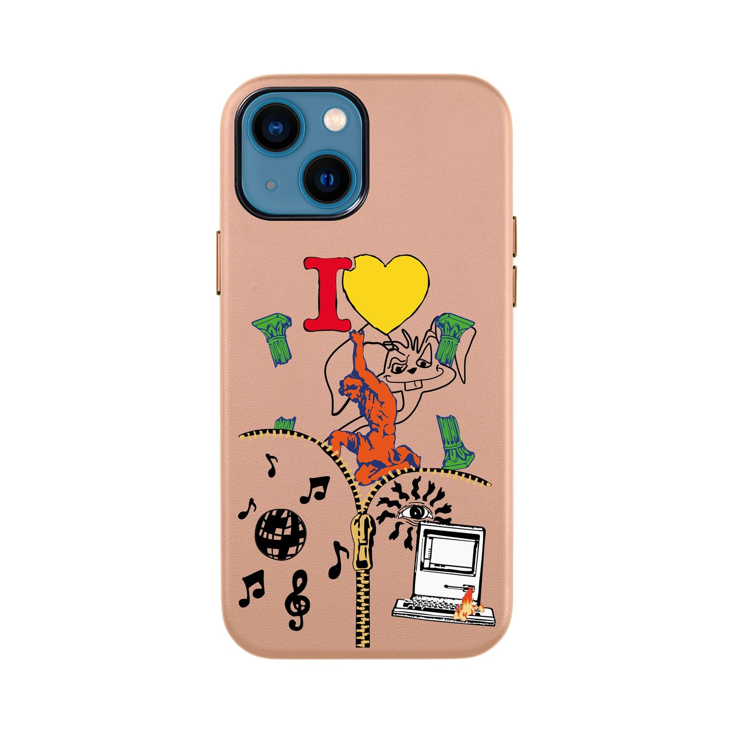 ANTIQUE-iPhone 13 Mini Leather Kılıf