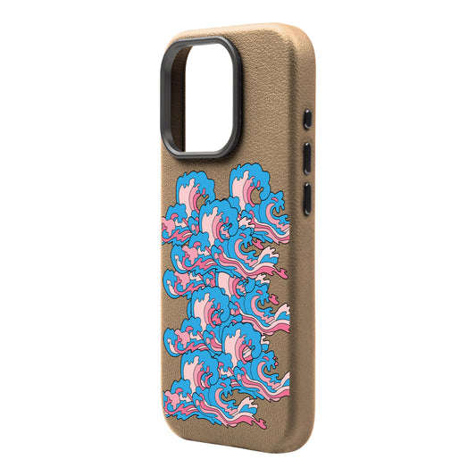 SURF-Leather Premium Kılıf MagSafe Özellikli - iPhone 16 Pro Max