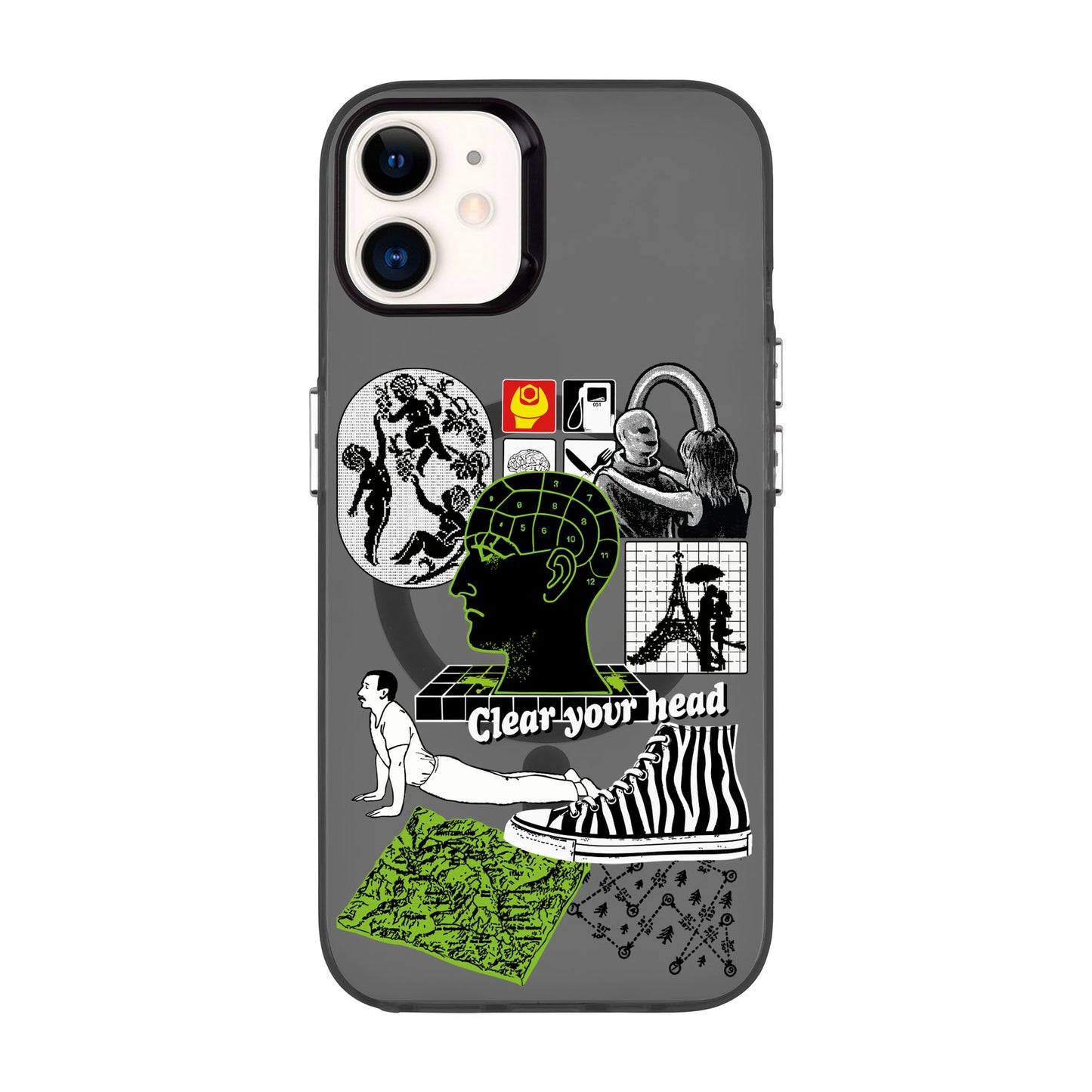 CLEAR YOUR HEAD-iPhone 11 Hold Kılıf MagSafe Özellikli