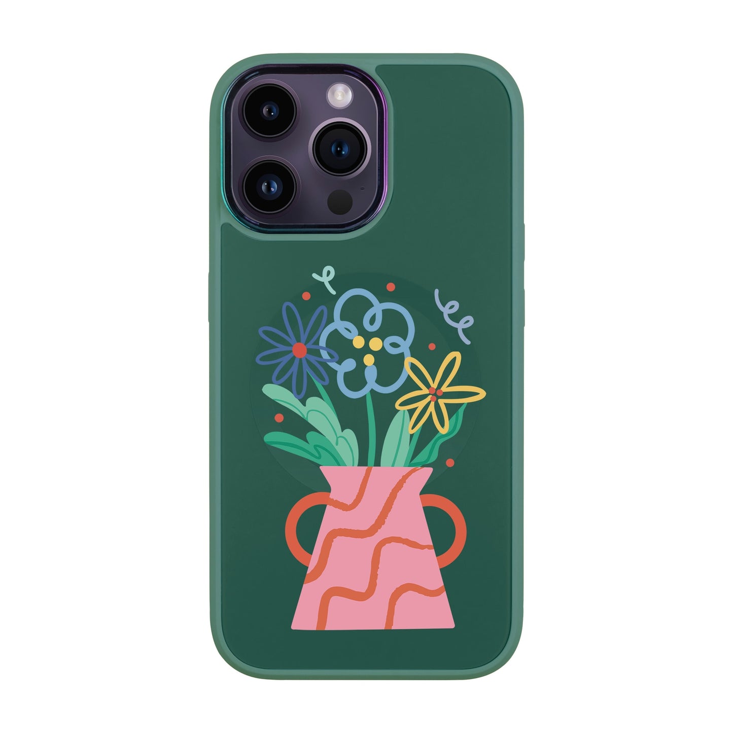 PINK VASE-iPhone 14 Pro Max Vigor Kılıf MagSafe Özellikli