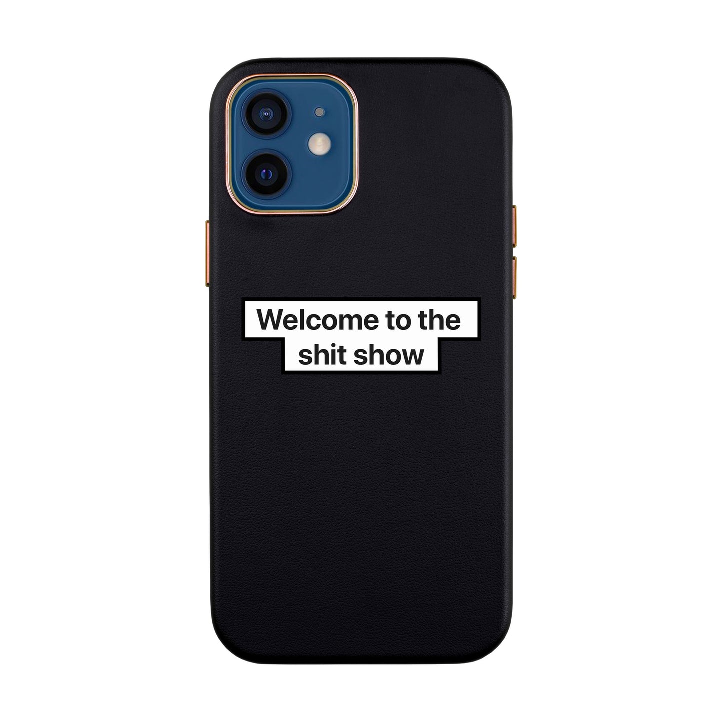 WELCOME-iPhone 11 Pro Max Leather Kılıf