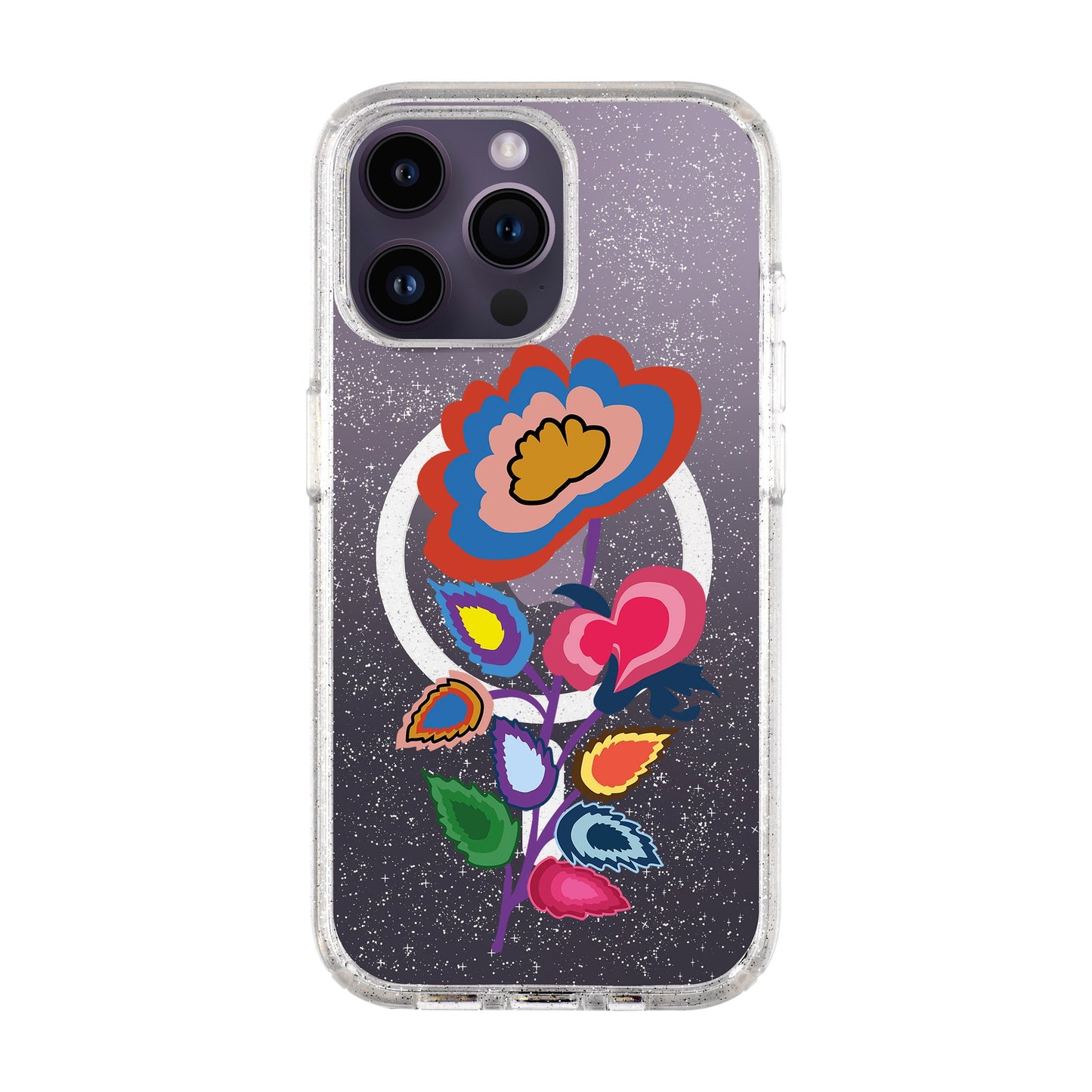 KNITTED FLOWER-iPhone 14 Pro Max Shiny Kılıf MagSafe Özellikli