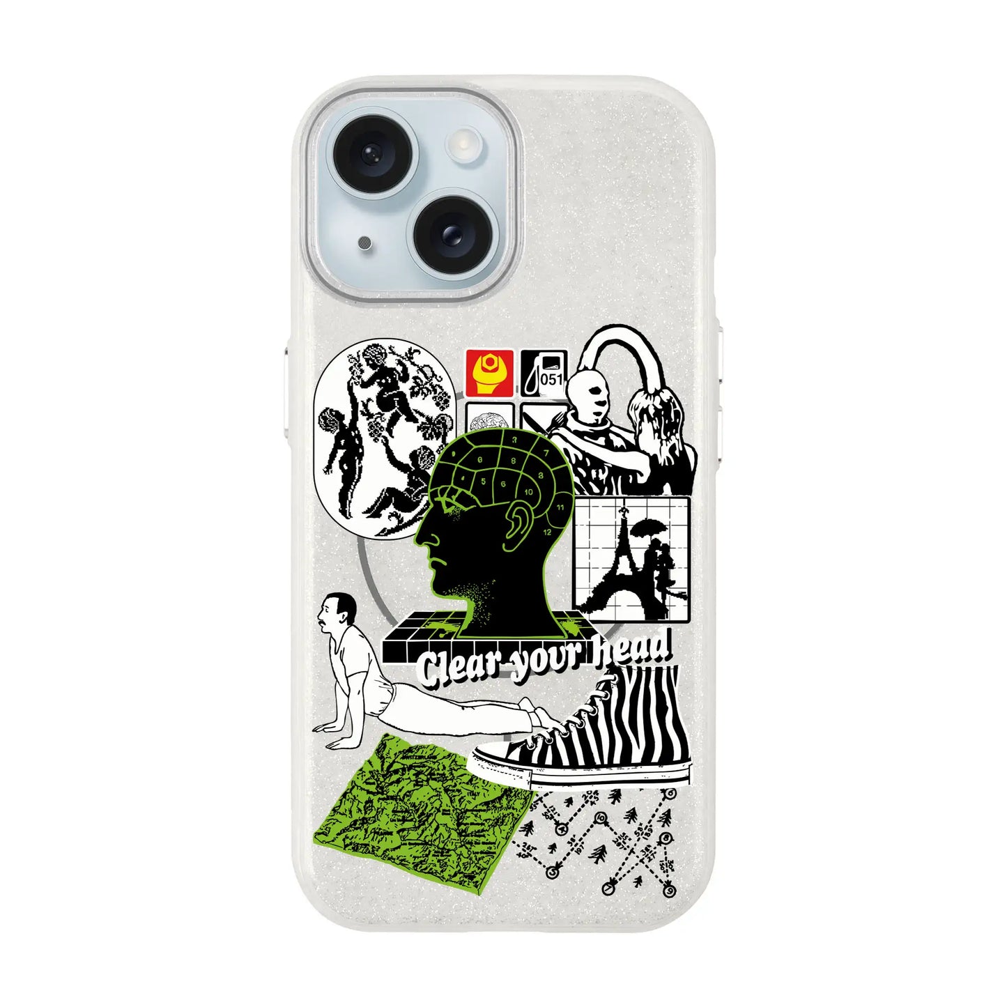 CLEAR YOUR HEAD-iPhone 15 Radiant Kılıf MagSafe Özellikli