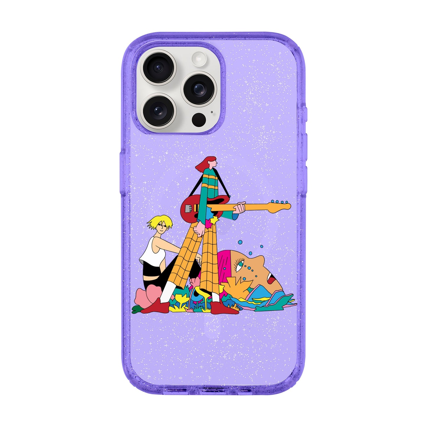 HER BAND-iPhone 15 Pro Max Shiny Kılıf MagSafe Özellikli