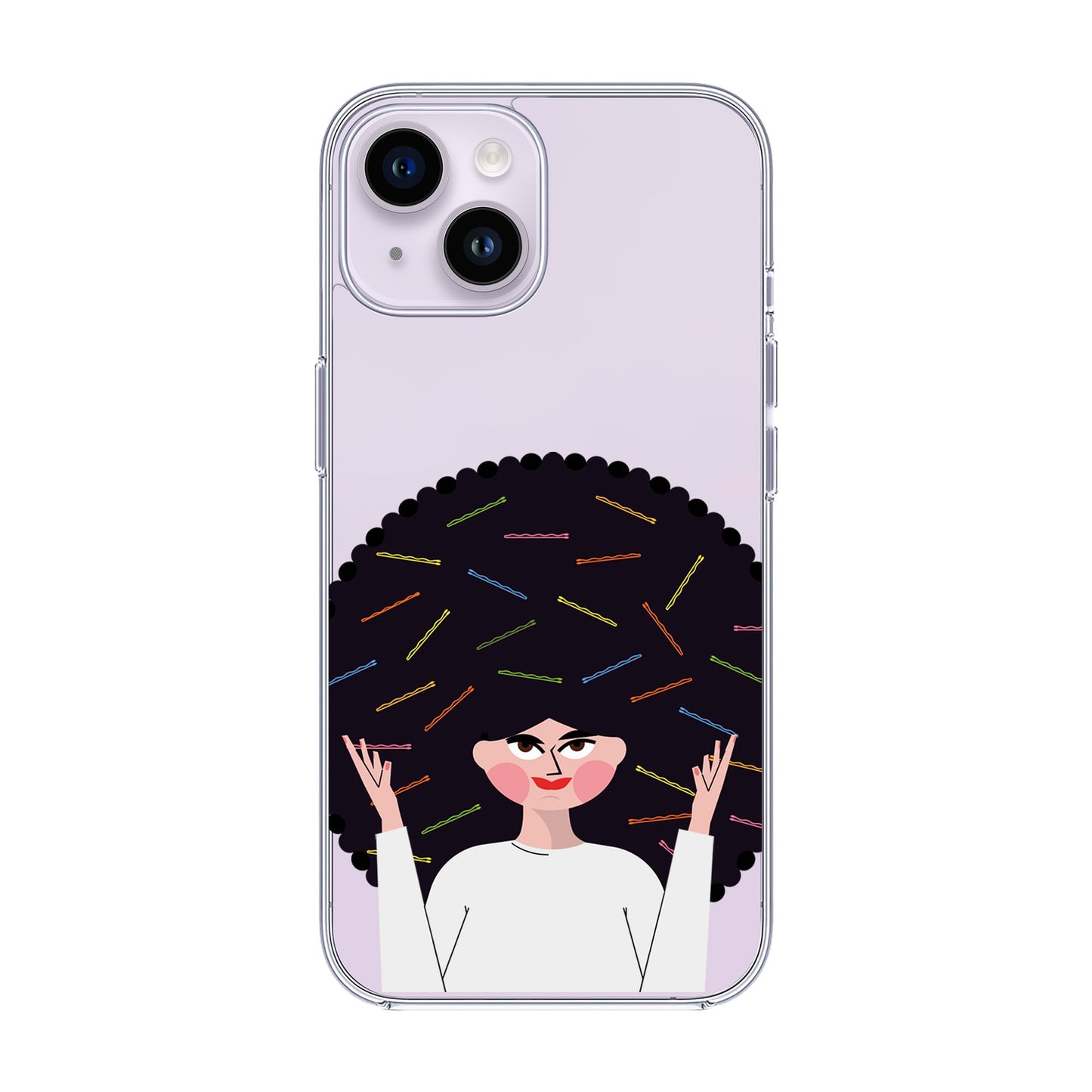 TANGLES OF HAPPINESS-iPhone 14 Solid Kılıf